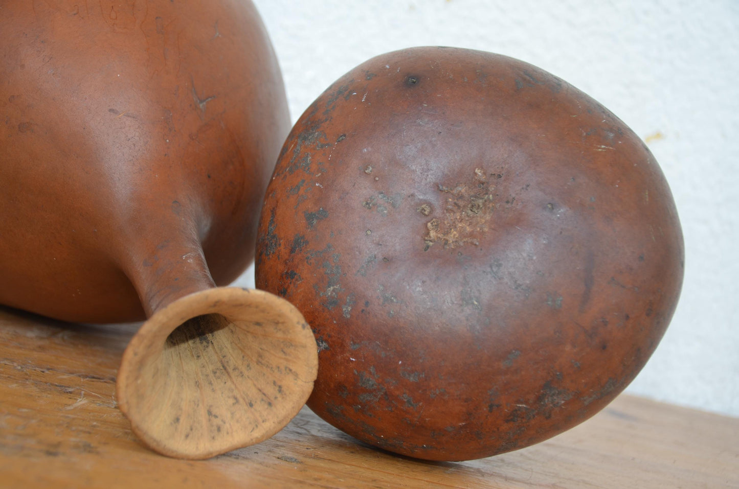 Handcrafted African Calabash Gourd Set | Traditional Natural Art Accent