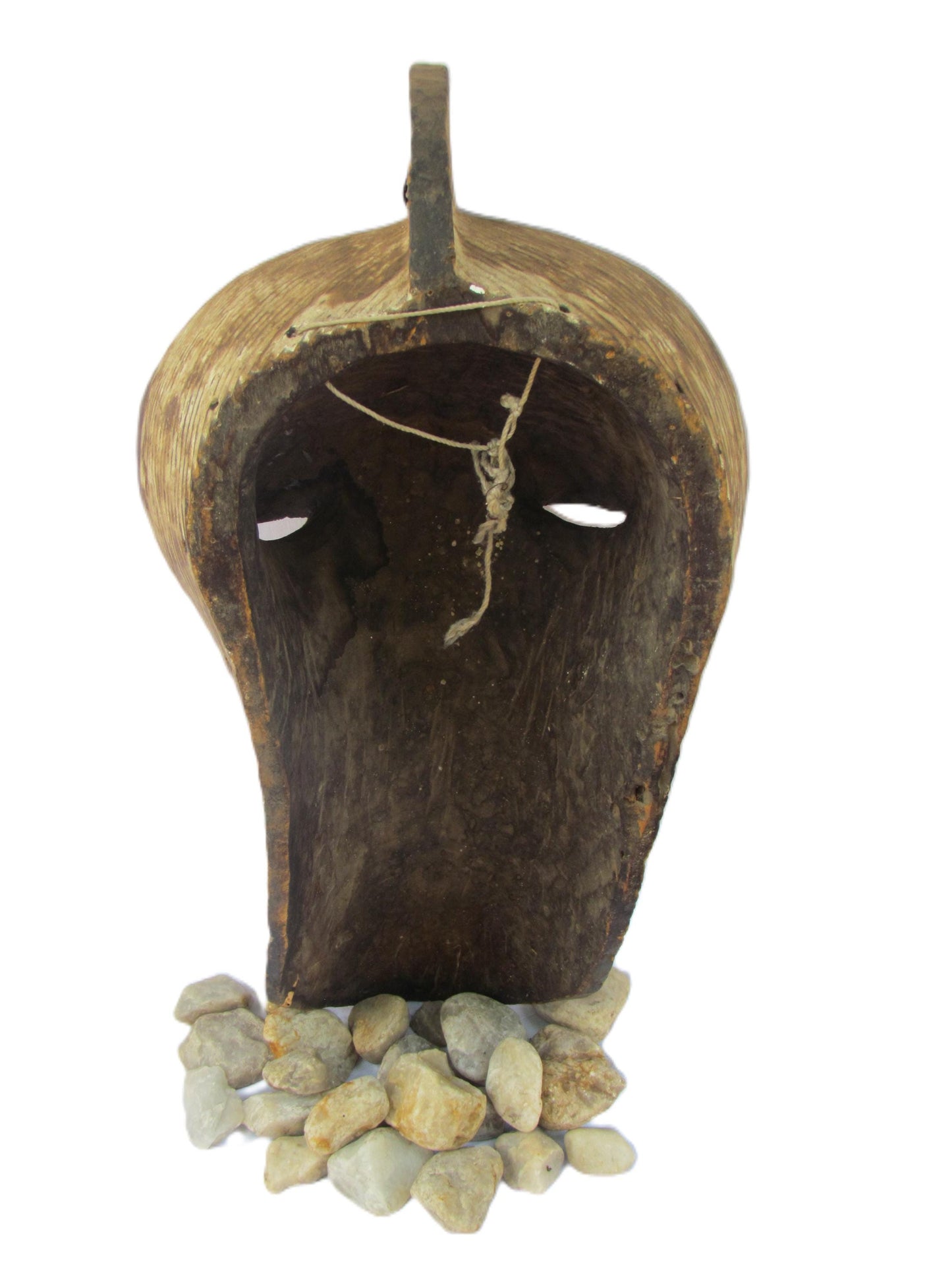 Authentic Songye Kifwebe Tribal Mask, Hand-Carved Congo African Face Mask, Bantu Art Wall Decor, Large Wooden Mask