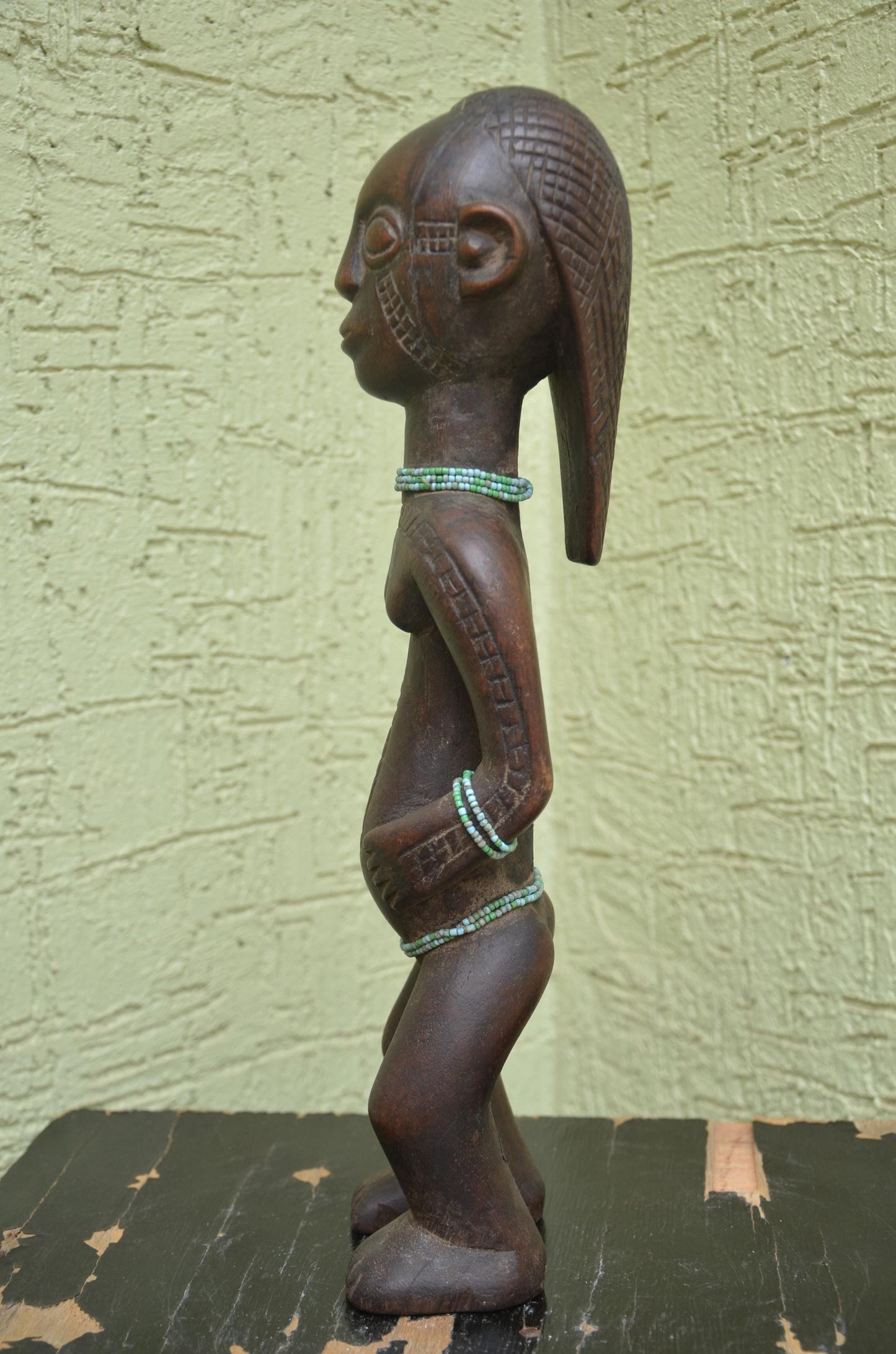 Authentic Tabwa Ancestral Fertility Figure | Congolese Art