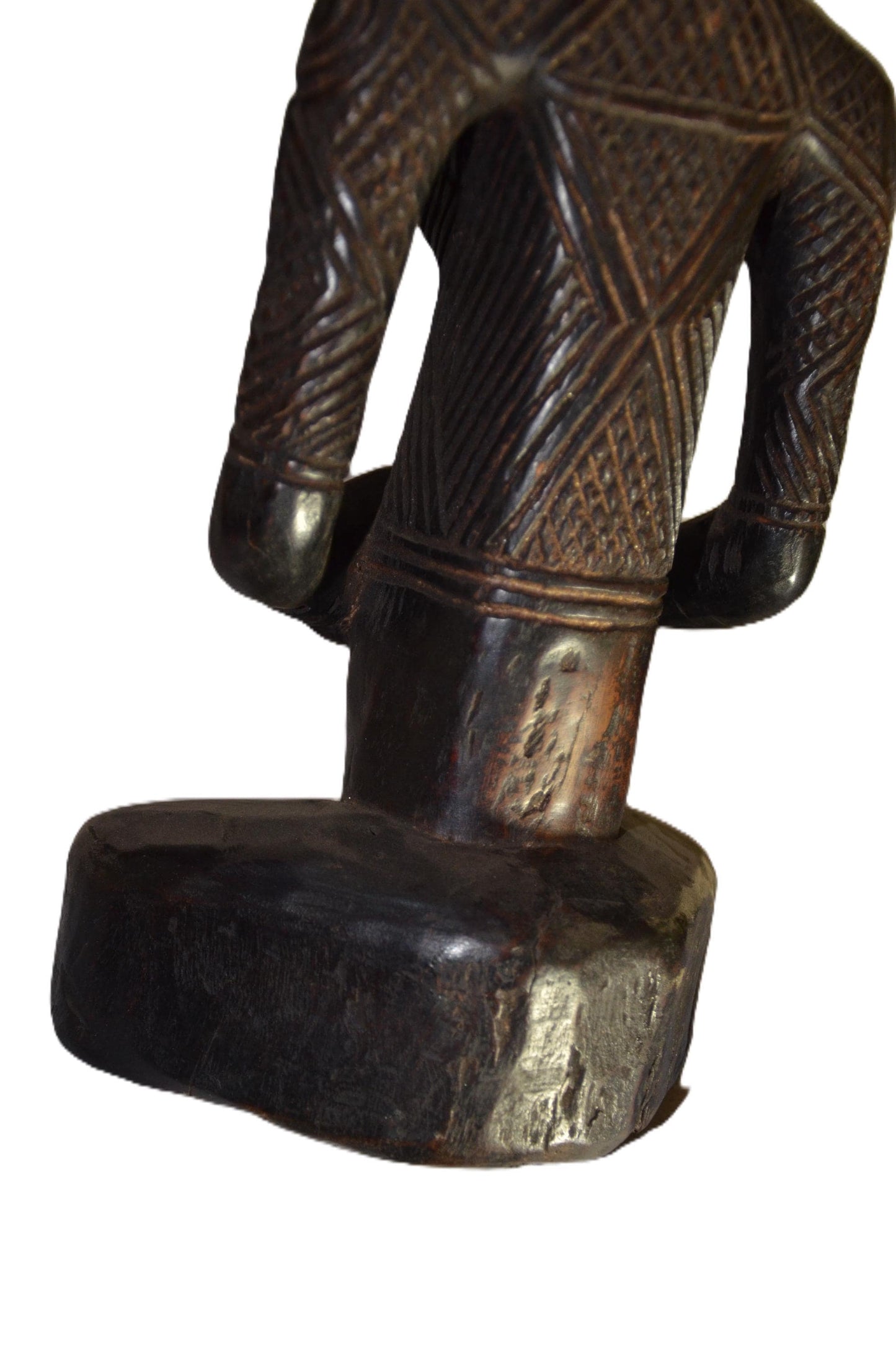 Authentic Ndeketse Statue | Male Tribal Figure | Hand-Carved Wood Art