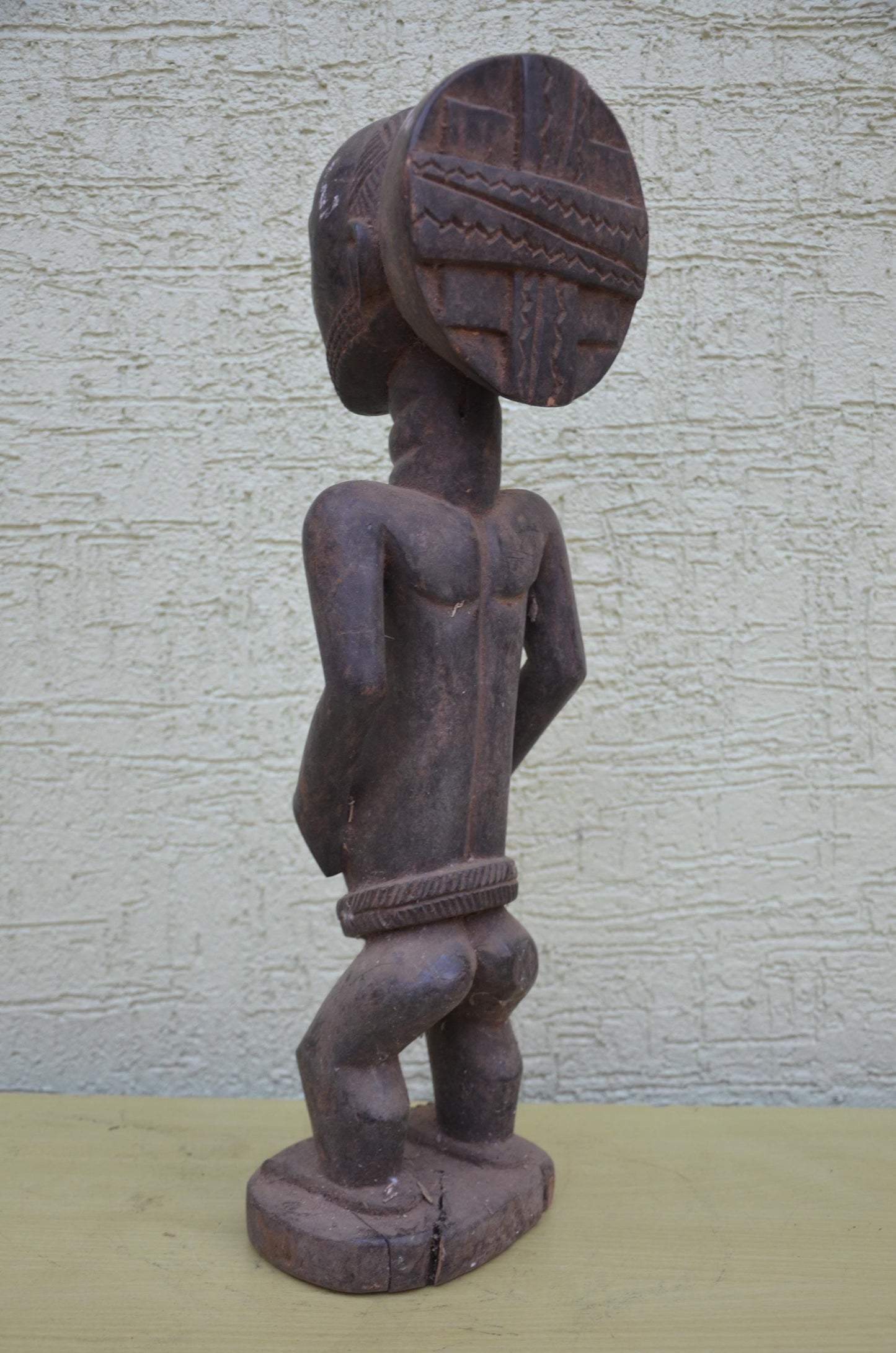 Large Hemba Luba Male Ancestor Statue | DRC Tribal Art