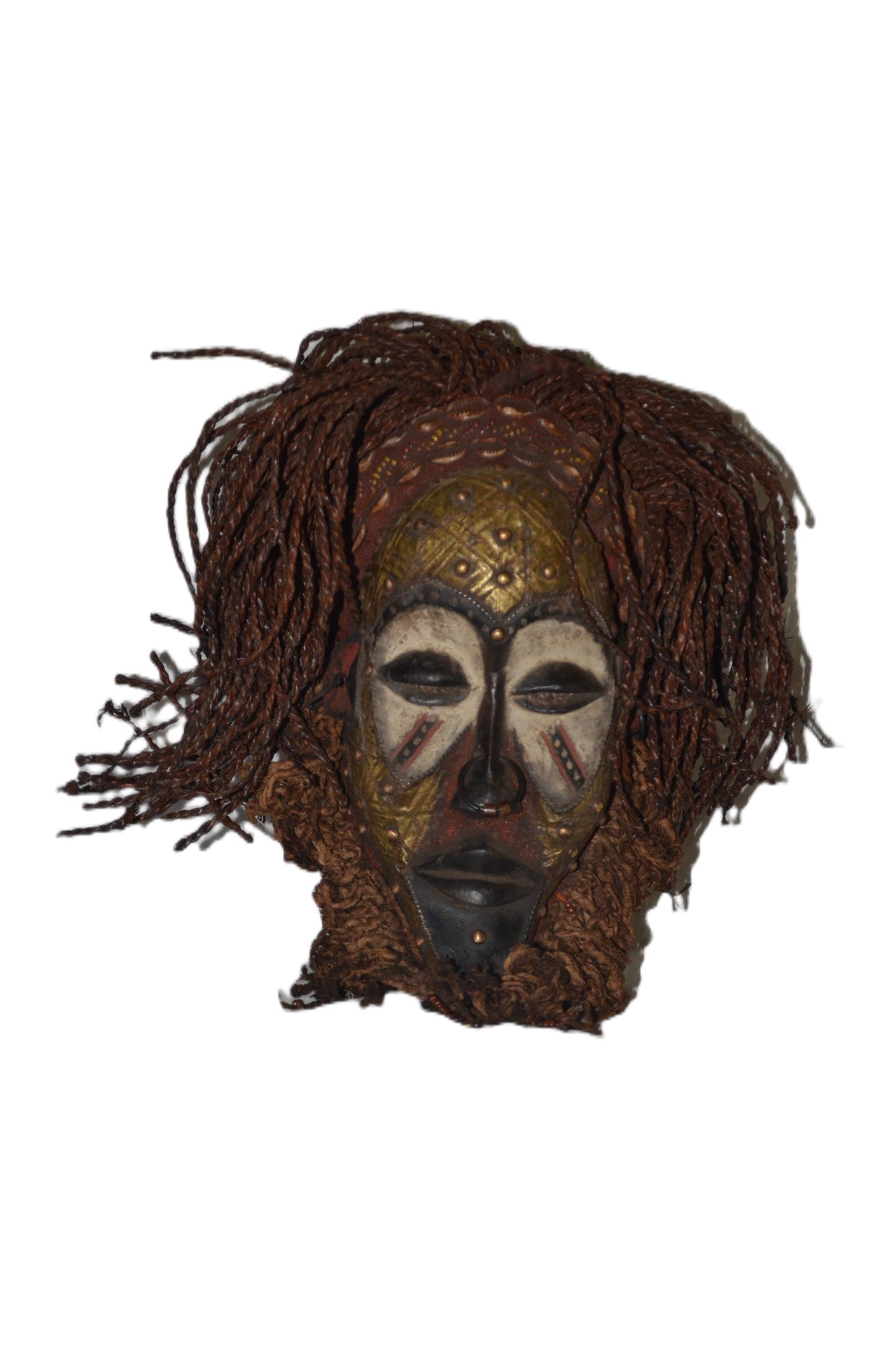 Authentic Chokwe Mask | Congolese Tribal Art | Hand-Carved Wood Sculpture