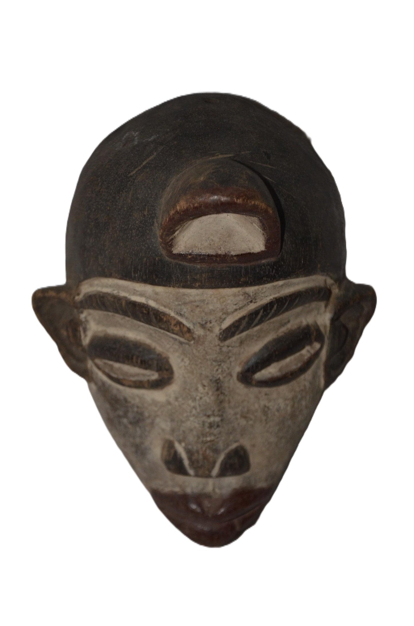 Authentic Bapunu Mask | Punu Tribal Art | Congolese Wood Wall Sculpture