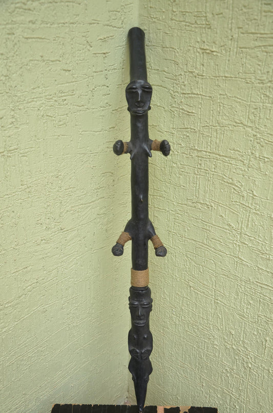 Authentic African Chiefâ€™s Ceremonial Staff | Tribal Art