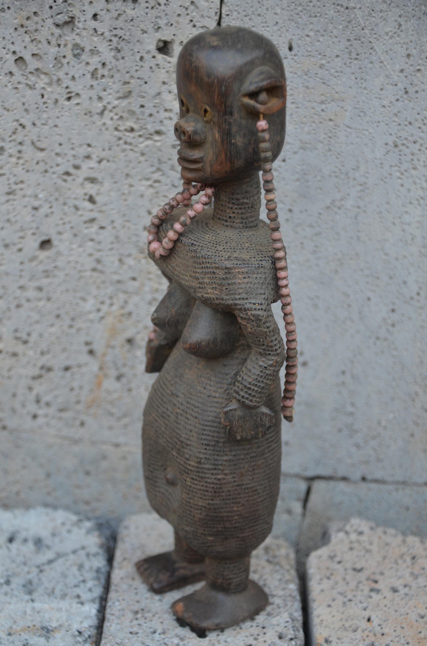 Authentic Namji Fertility Doll | Cameroonian Tribal Art | Ritual Object