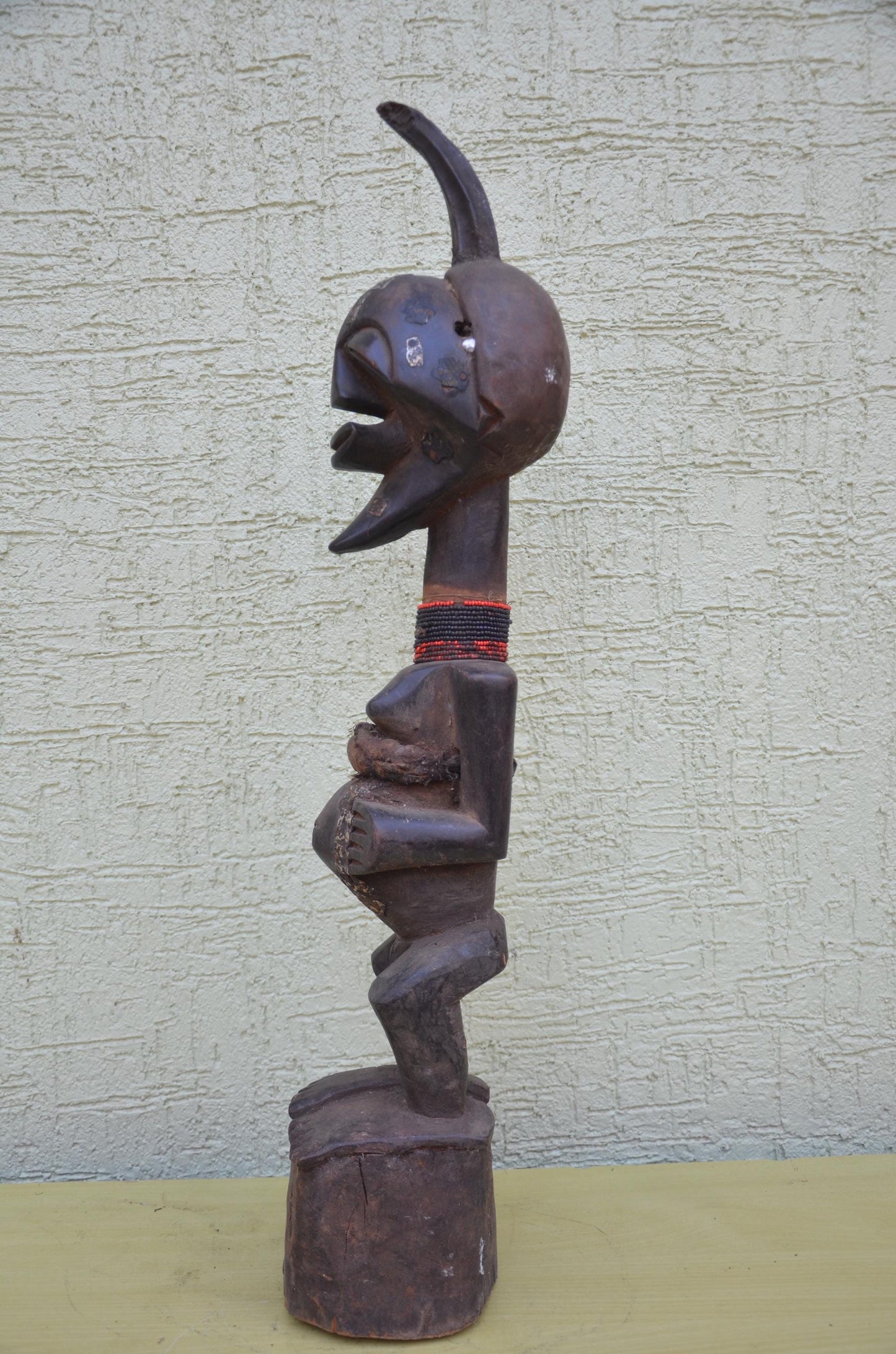 Monumental Songye Nkisi Power Figure | DRC Tribal Art