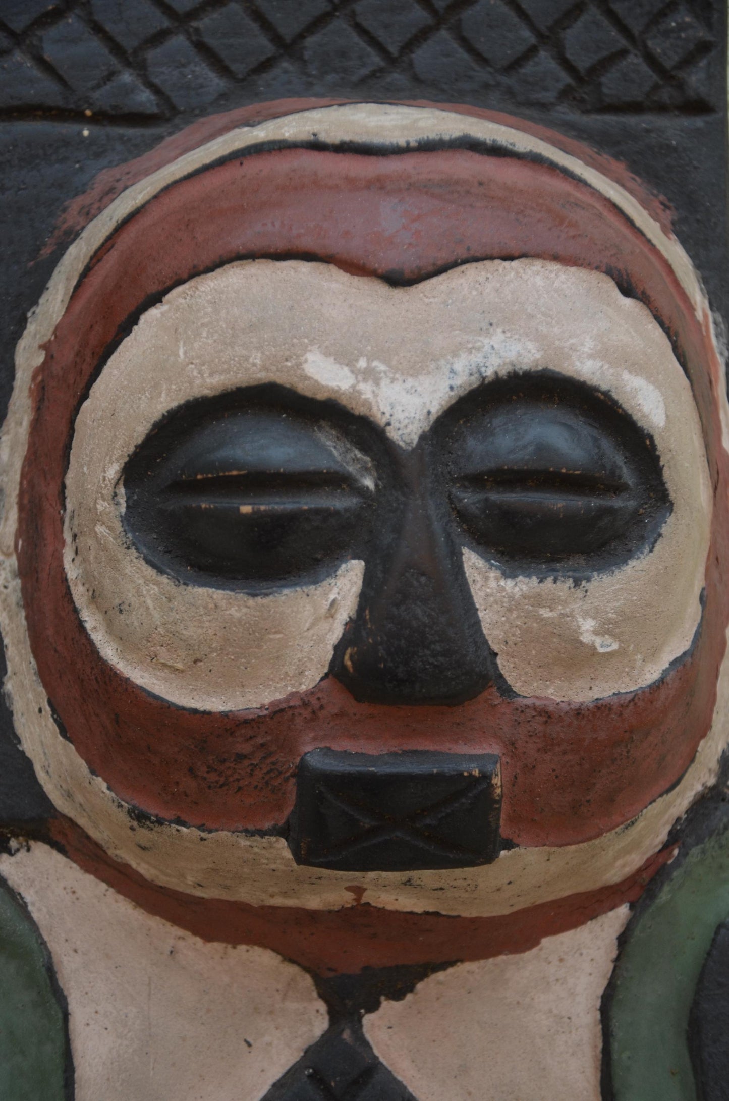 Authentic African Multi-Mask Wall Panel | Tribal Totem Art