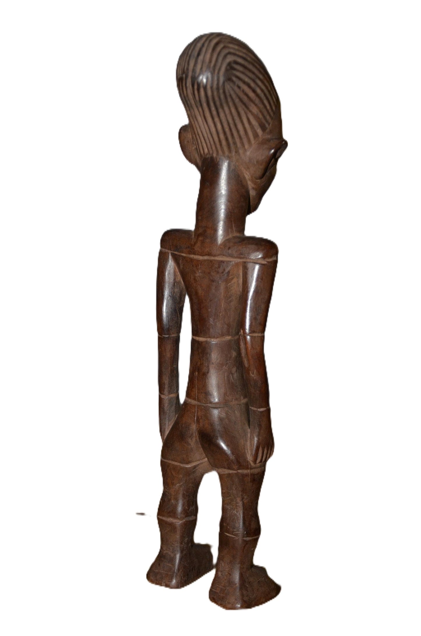 Authentic Ngweto Statue | Congolese Tribal Art | Hand-Carved Wood Sculpture