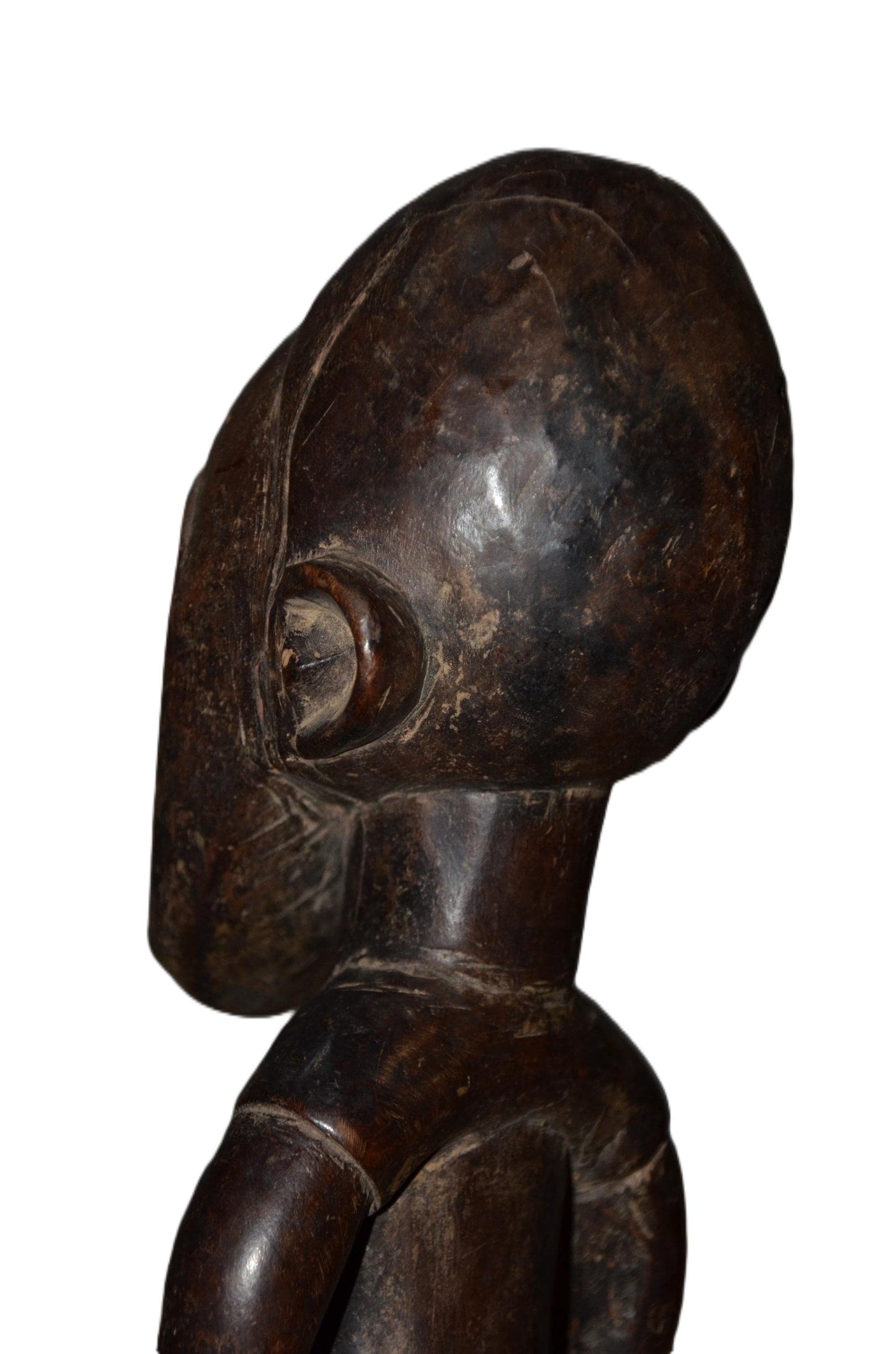 Authentic Mbole Statue | Congolese Tribal Art | Minimalist Wood Sculpture