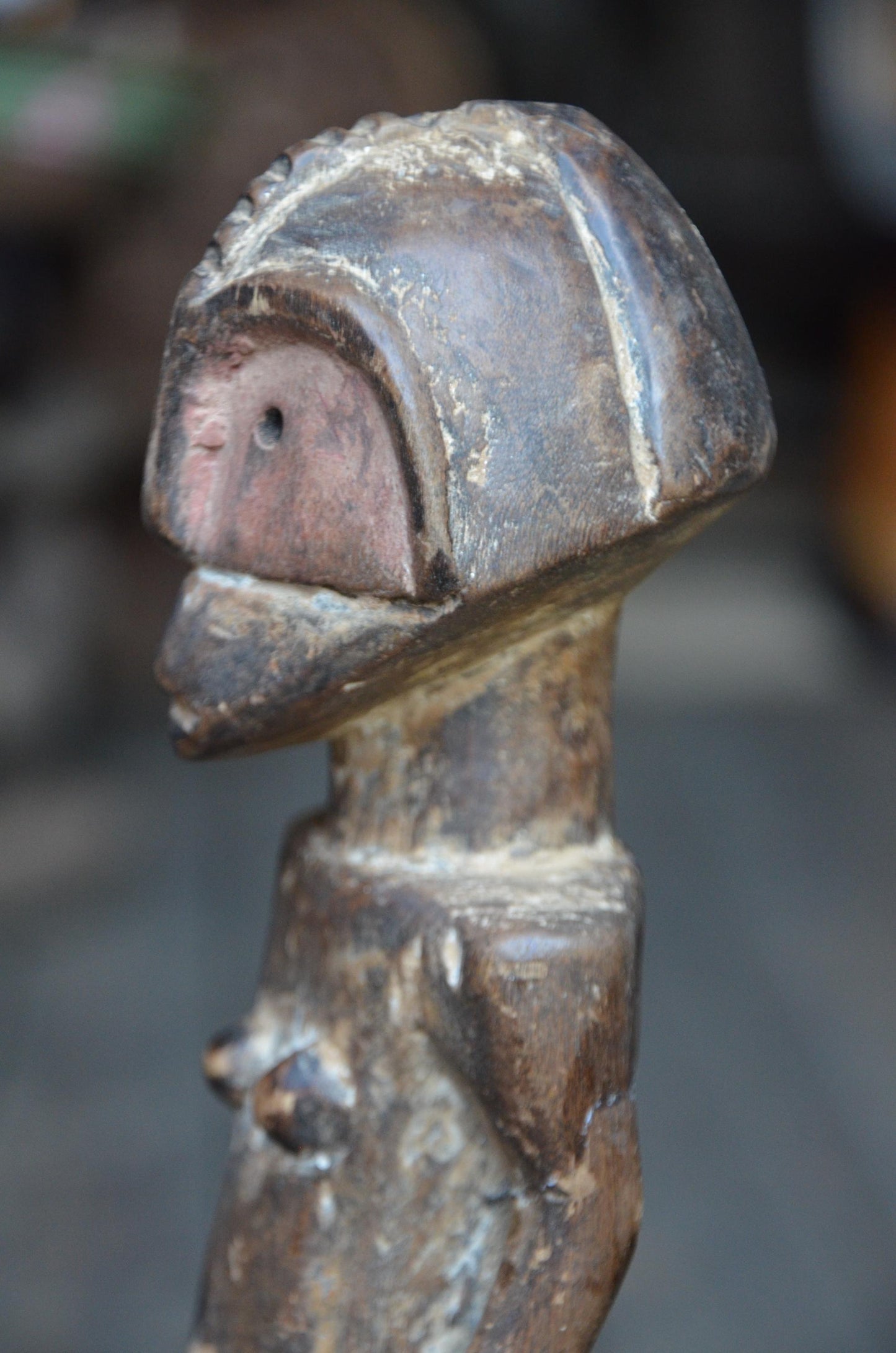Authentic Tabwa Ancestor Figure | Congolese Tribal Wood Sculpture