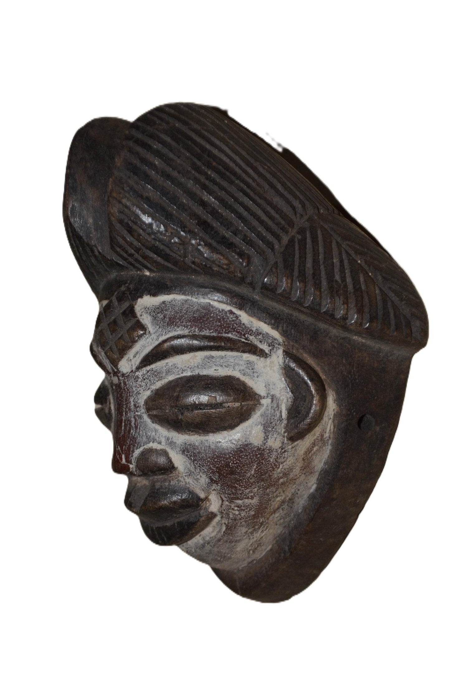 Authentic Bapunu Mask | Traditional Punu Art | Congolese Tribal Wall Art