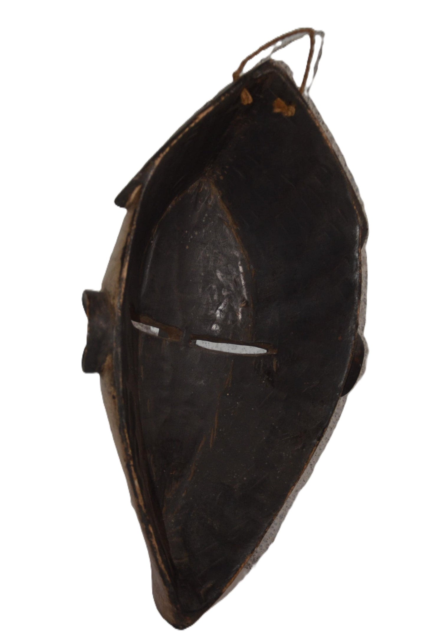 Tribal Wall Decor African Lwalwa Mask Hand Carved Wood Art Modern Housewarming Gift [US-045]
