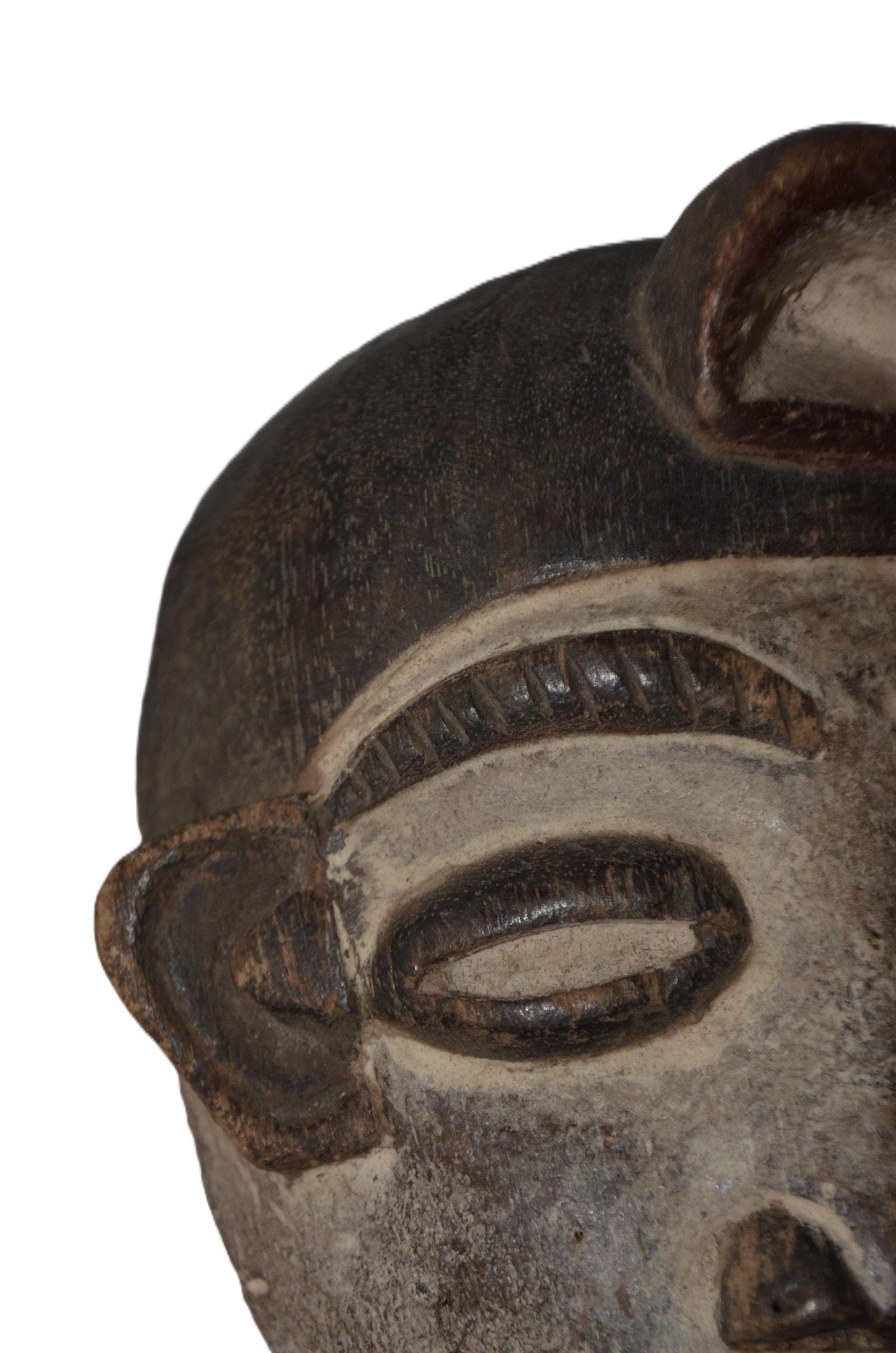 Authentic Bapunu Mask | Punu Tribal Art | Congolese Wood Wall Sculpture