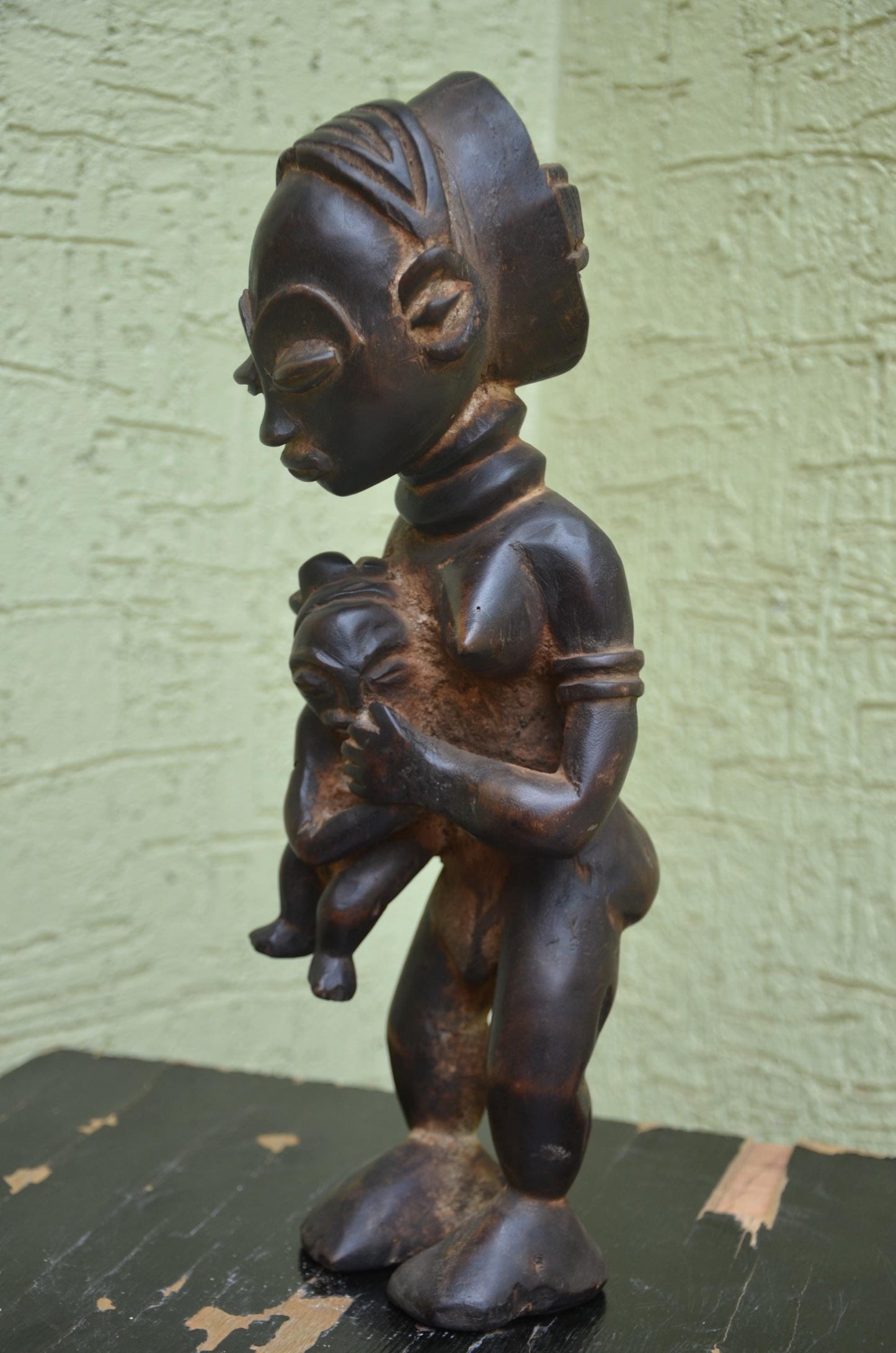 Authentic Kongo/Yombe Maternity Statue | Congolese Tribal Art