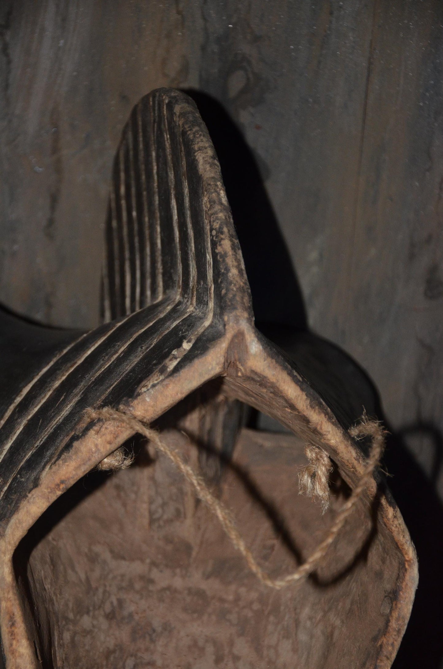 Authentic Male Songye Kifwebe Mask | Congolese Tribal Wall Art