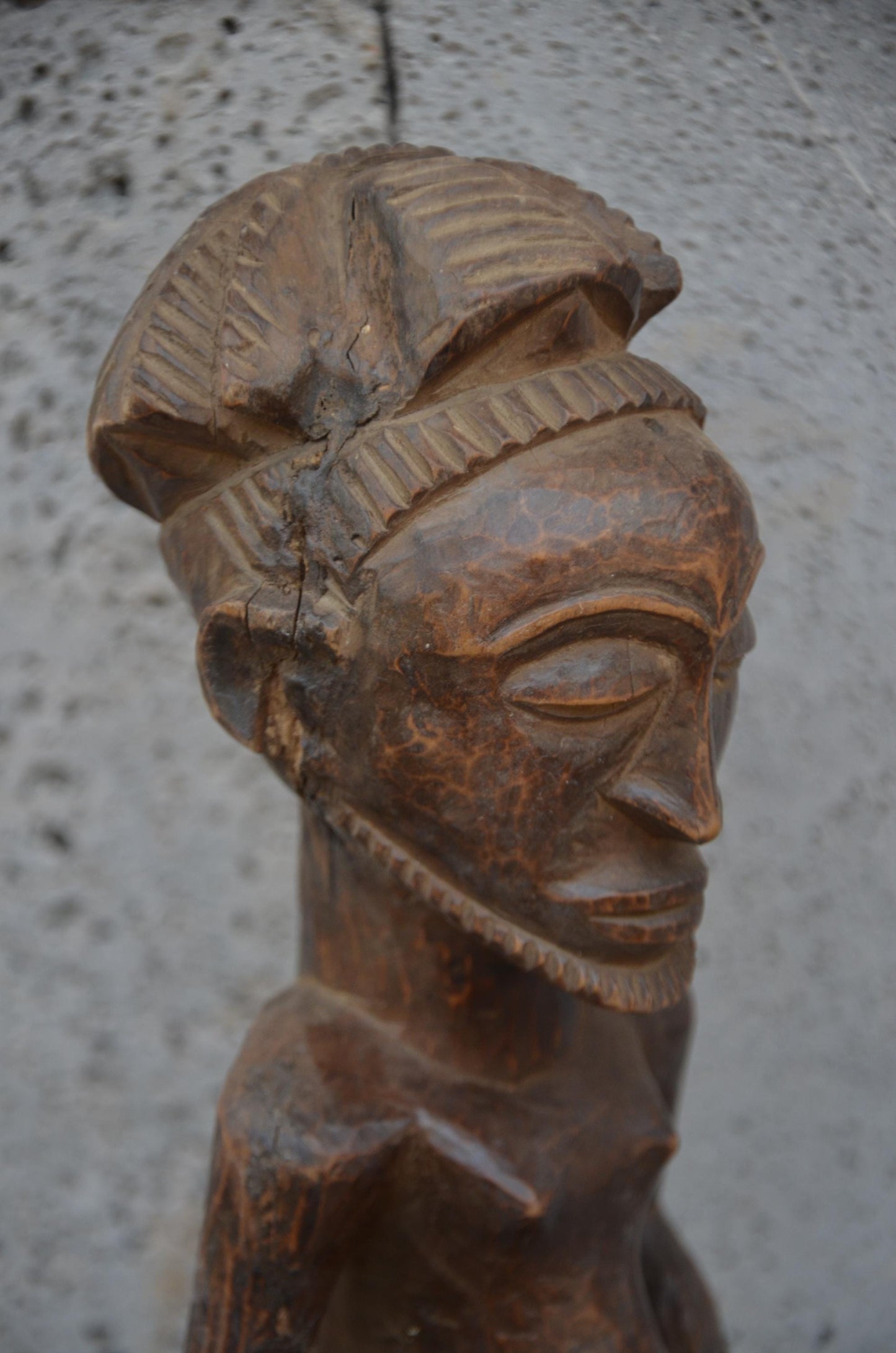 Authentic Hemba Male Ancestor Figure | Congolese Tribal Art | Singiti