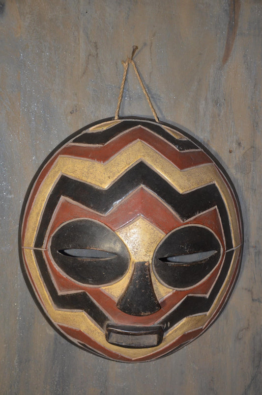 Authentic Songye Kifwebe Mask | Congolese Tribal Art | Hand-Carved
