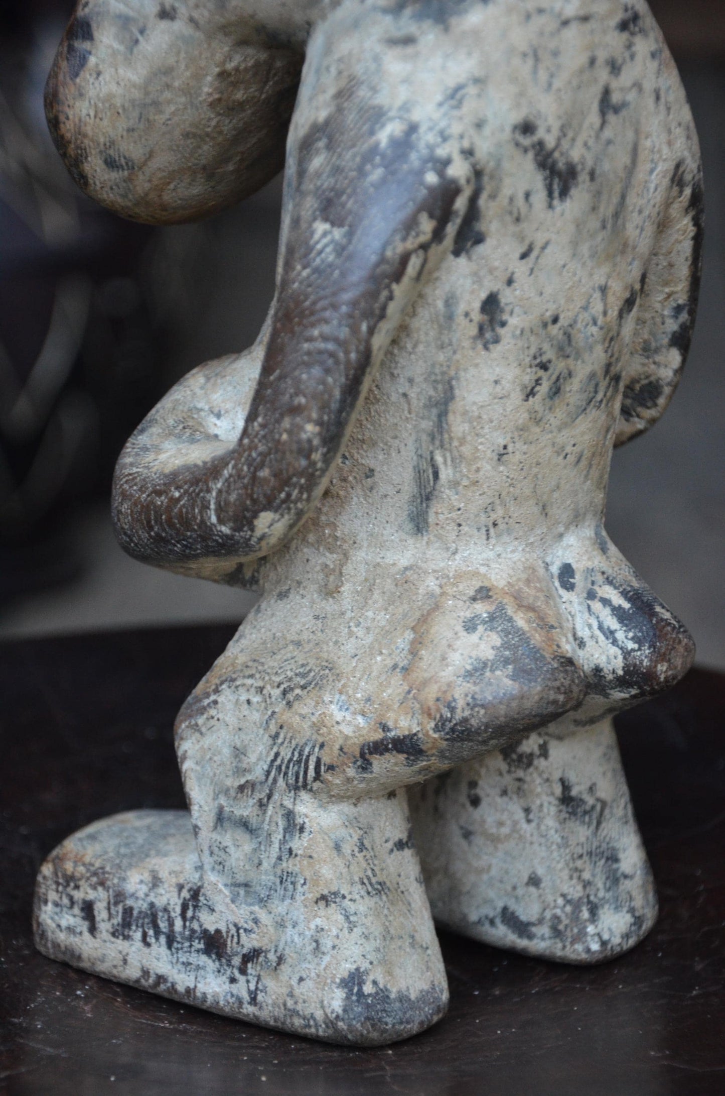 Authentic Hemba Style Statue | Chimpanzee Power Figure | Tribal Wood Art