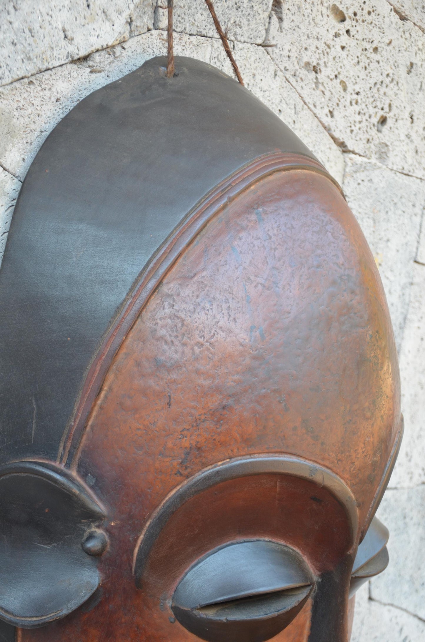 Authentic Dan-Style Mask | Large West African Wall Art