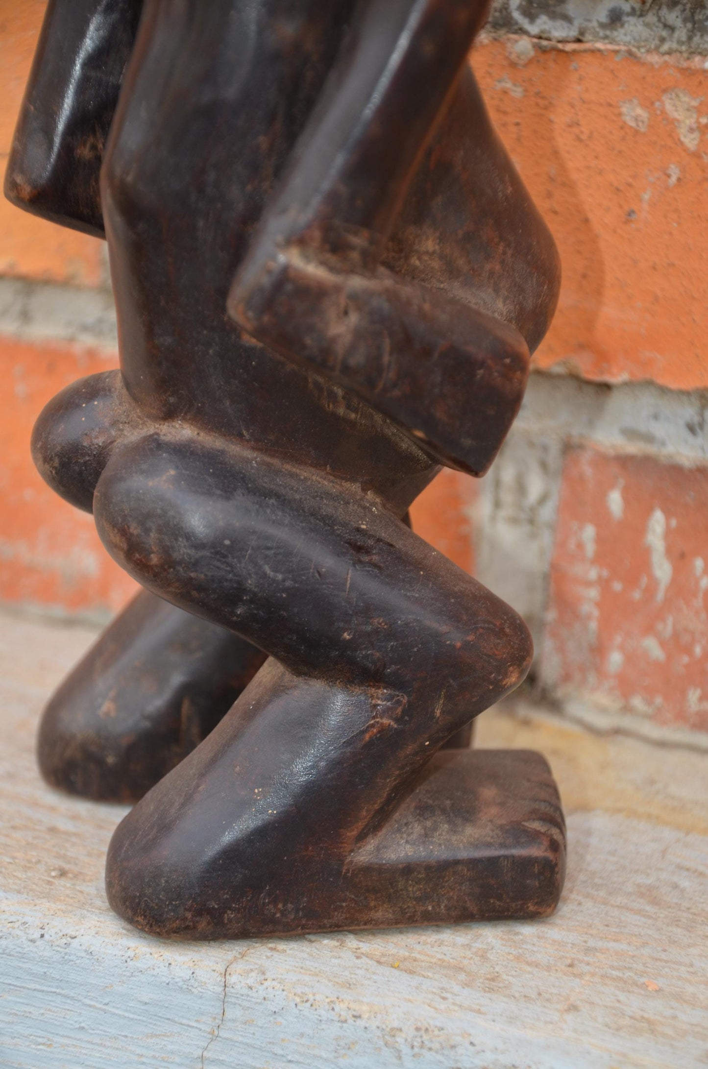Authentic Buyu/Bembe Ancestral Figure | Janiform Guardian