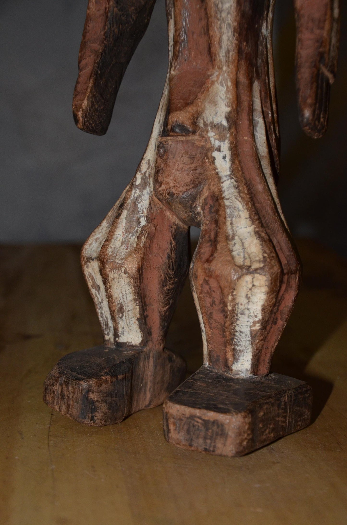 Authentic Mbole Statue | Congolese Tribal Art | Hand-Carved Wood Sculpture