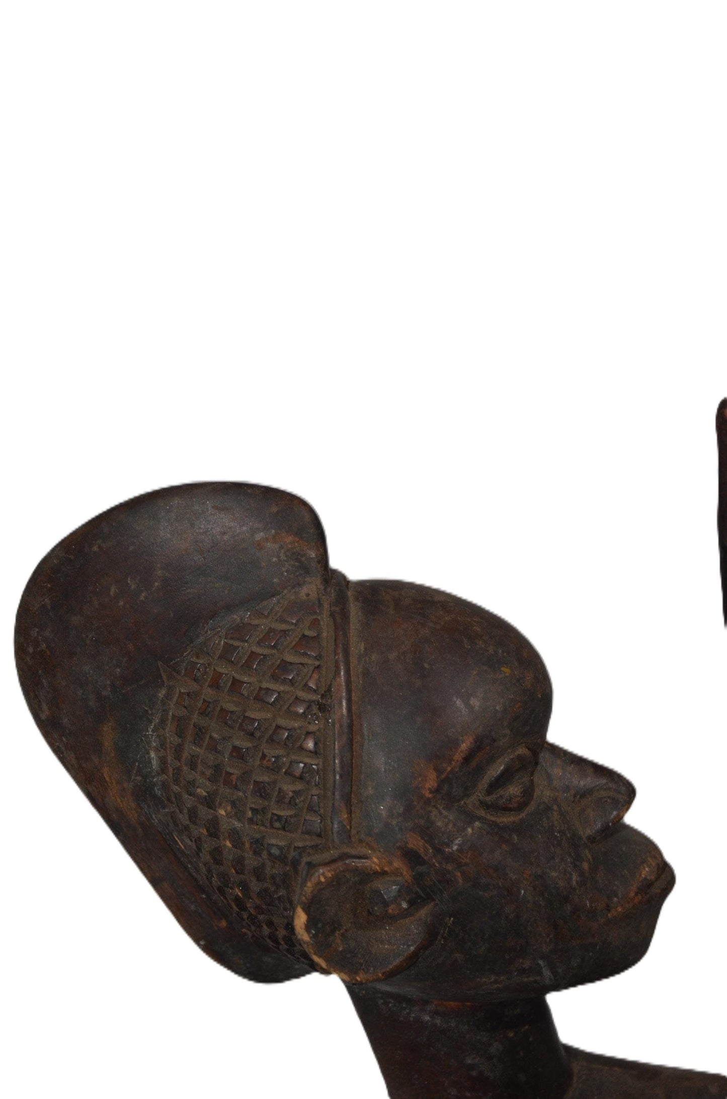 Baule Maternity Mask – African Fertility Statue, Handmade Tribal Art, Cultural Decor