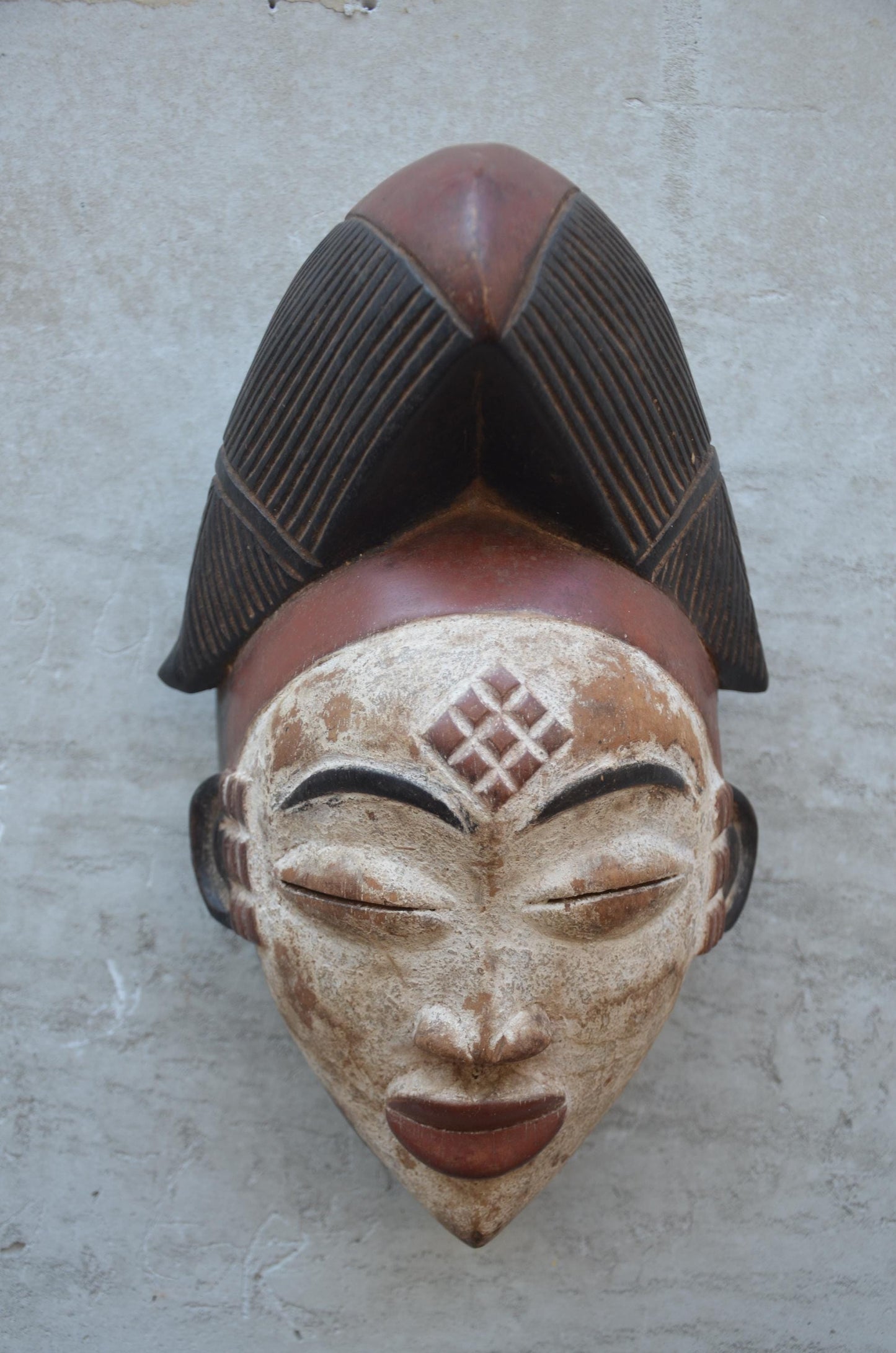 Authentic Punu Mask | Okuyi Spirit Mask | Gabonese Tribal Art