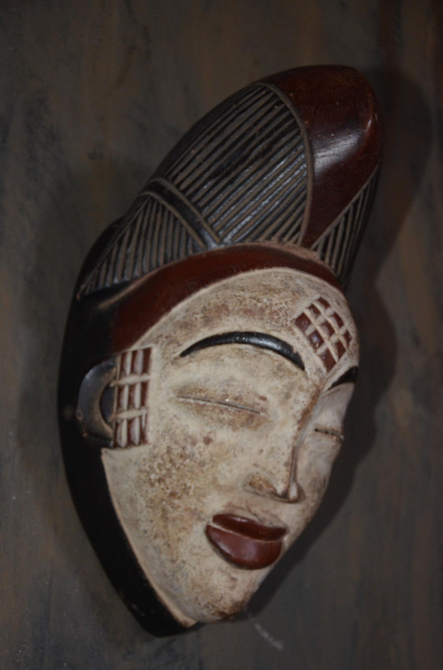 Authentic Bapunu Mask | Okuyi Ancestral Spirit | Gabonese Art