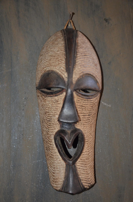Authentic Songye Kifwebe Mask | Geometric Congo Tribal Art
