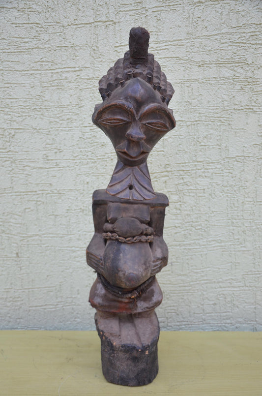 Large Female Songye Power Figure | DRC Tribal Art