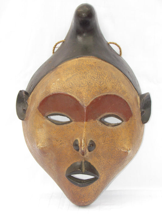 Masques traditionnels africains en bois sculptés à la main, fabriqués en RDC