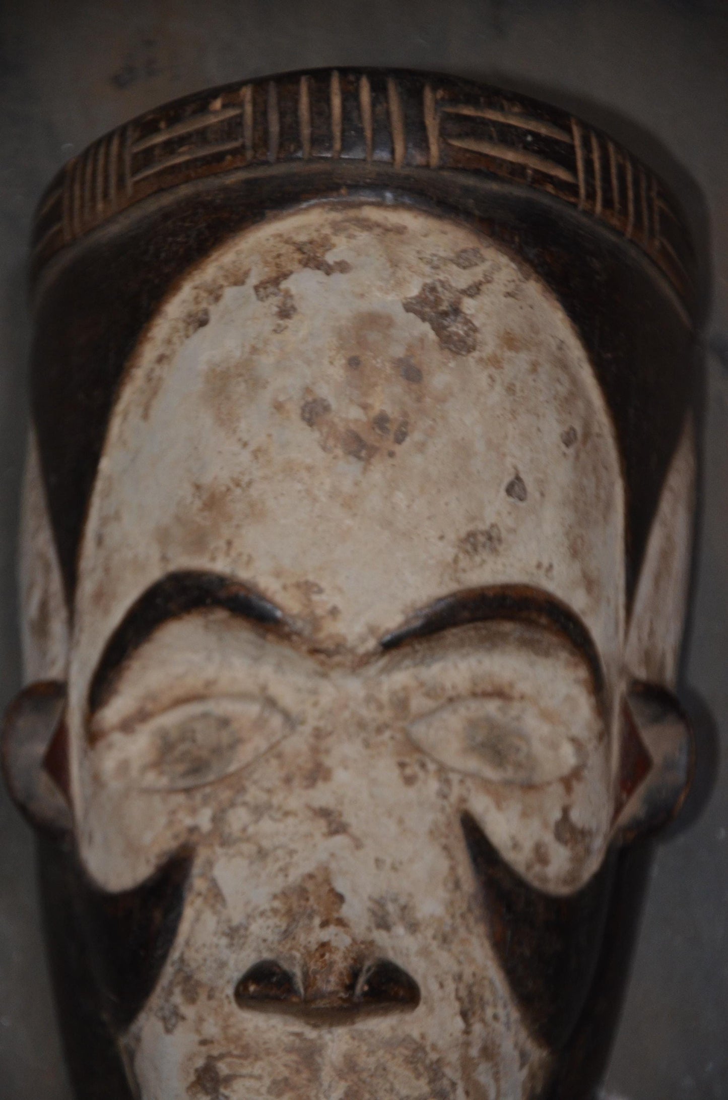 Authentic Fang Ngil Mask | Minimalist Gabonese Tribal Art