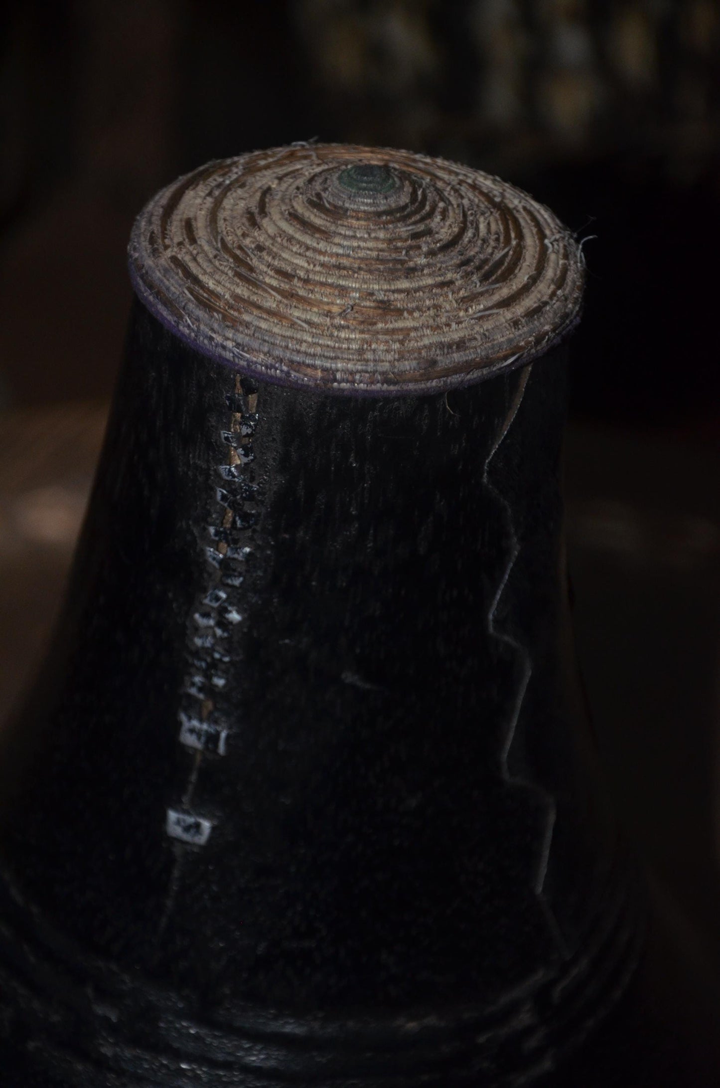 Handcrafted Rwandan Icyansi Wooden Milk Pot | Traditional Heritage Dairy Vessel