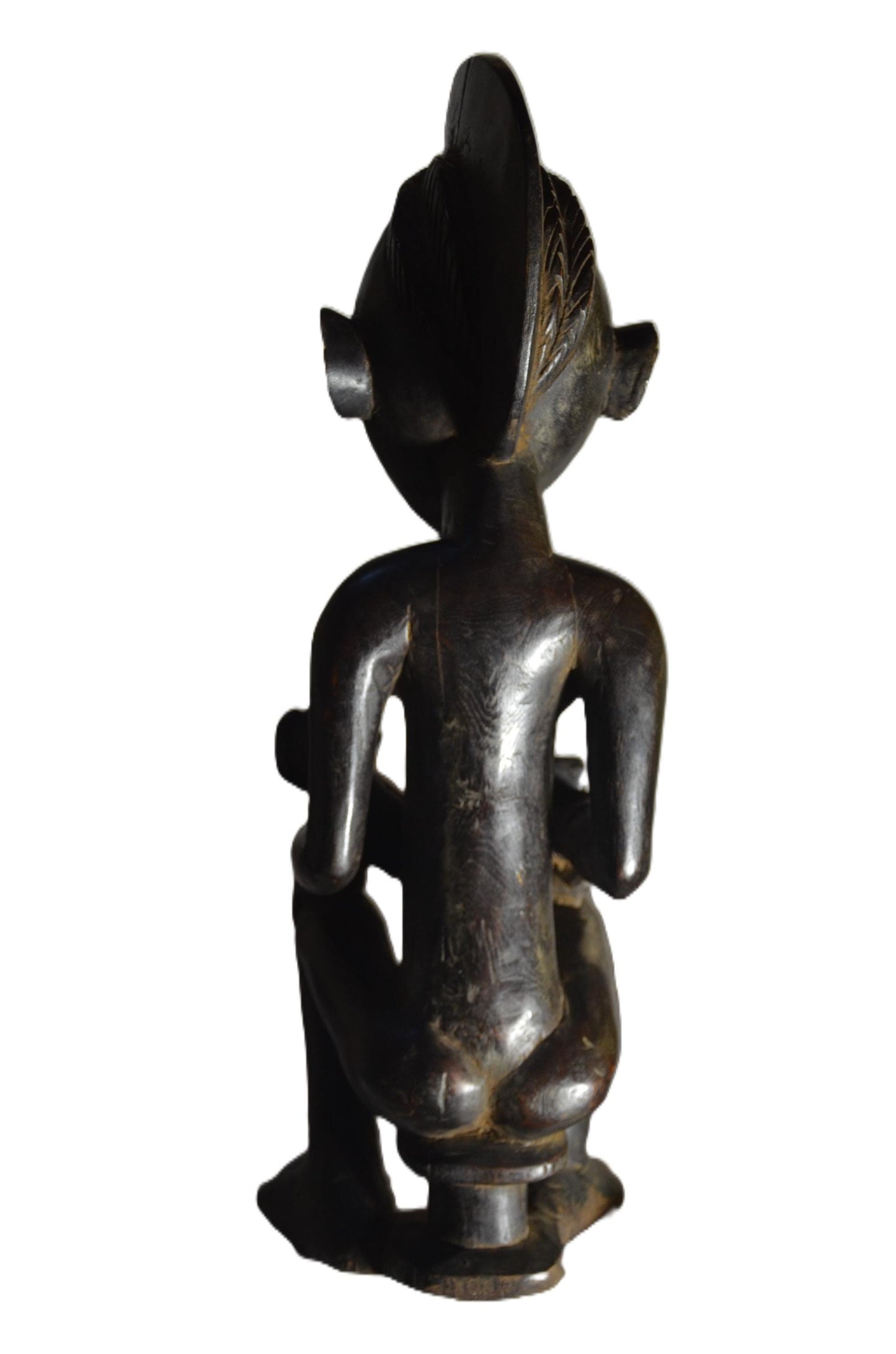 Authentic Chokwe Statue | Maternity Ancestral Figure | Congolese Art