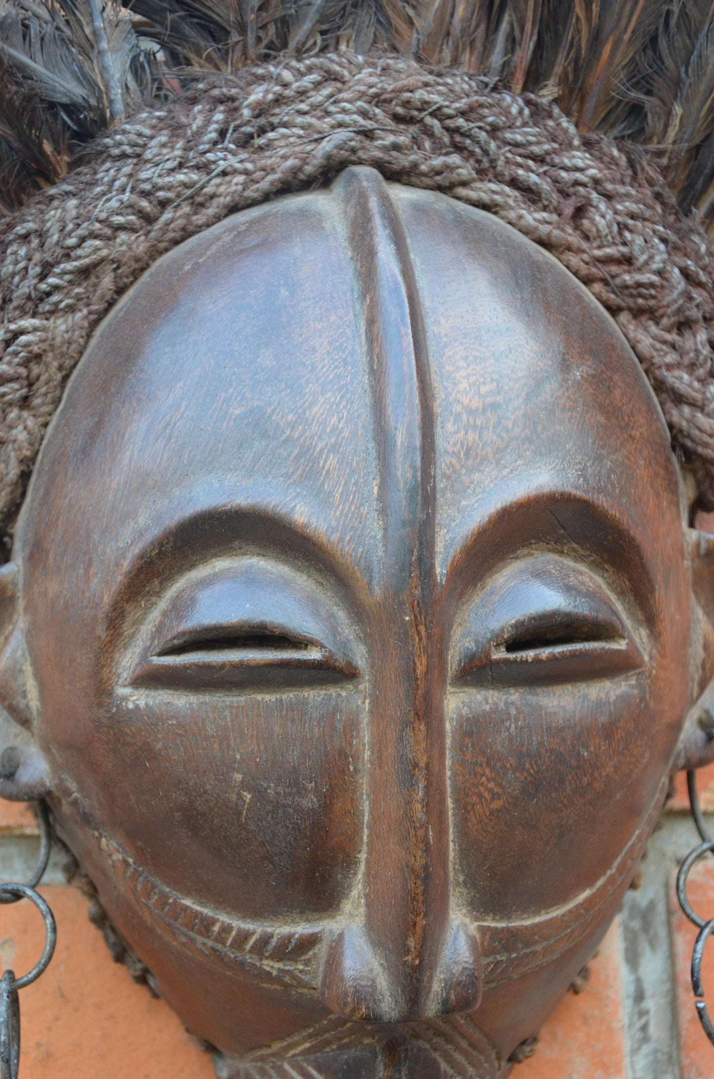 Authentic Pende/Mbagani Facial Mask | Congolese Tribal Art