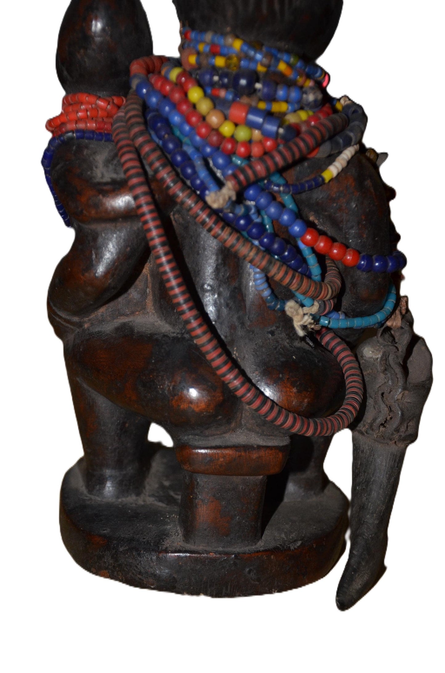 Authentic Yoruba Mother Statue | Nigerian Fertility Figure | Tribal Art