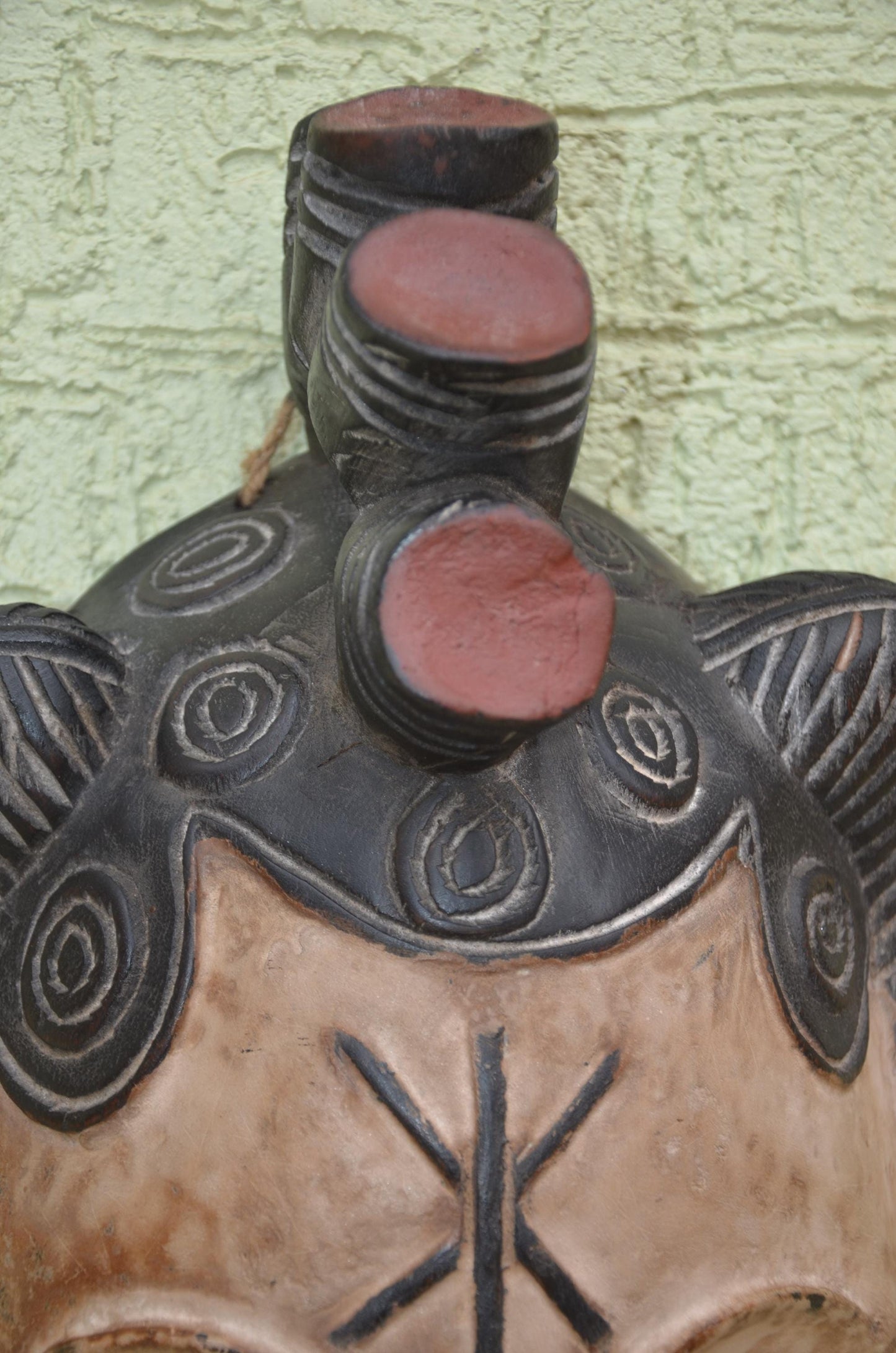 Punu Okuyi Mask | African White-Faced Tribal Art