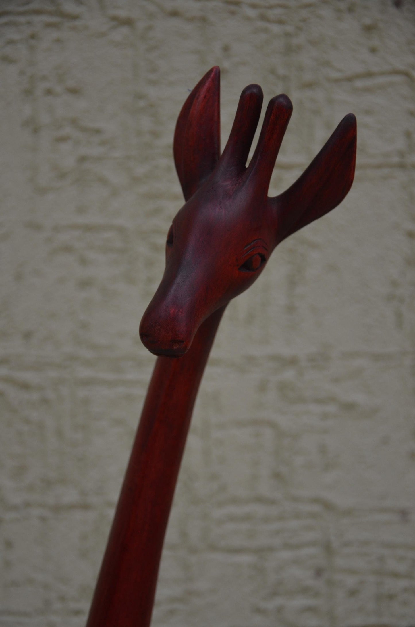 Monumental African Wooden Giraffe Sculpture | Wildlife Art