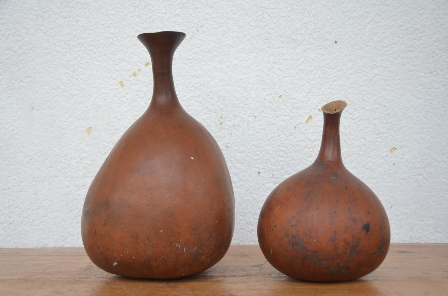 Handcrafted African Calabash Gourd Set | Traditional Natural Art Accent