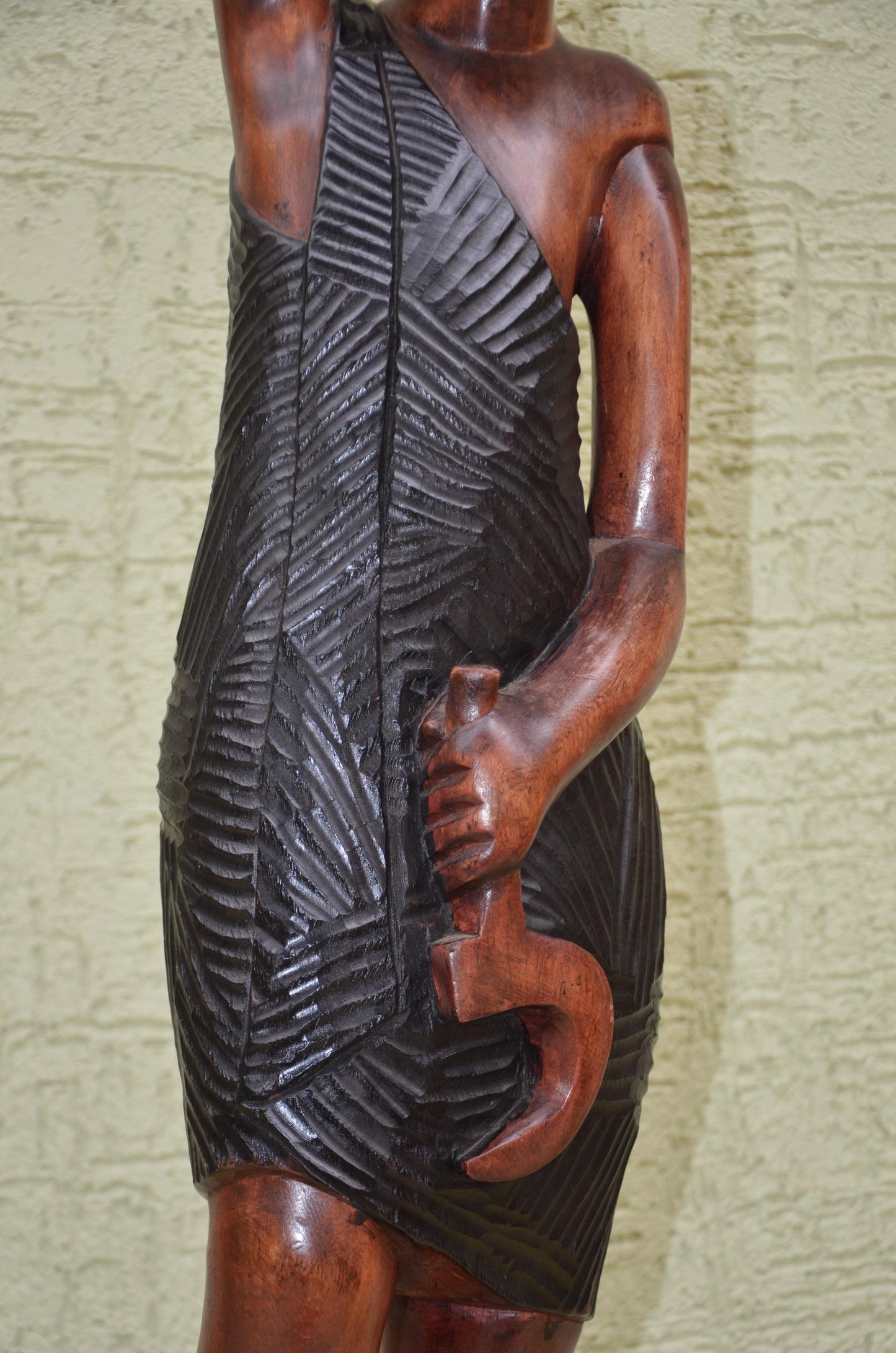 Monumental African Banana Harvester Statue | Tribal Art