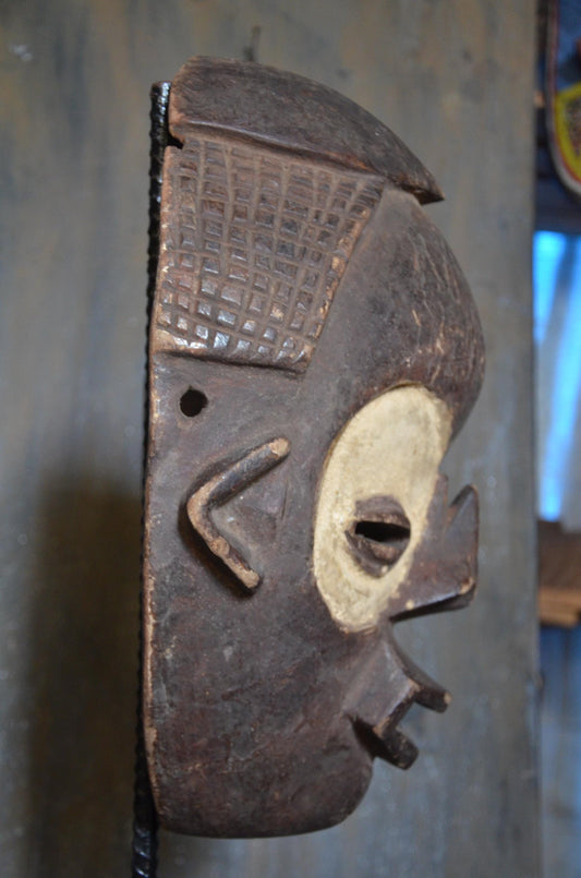 Authentic Hemba "Soko Mutu" Mask | Congolese Tribal Art