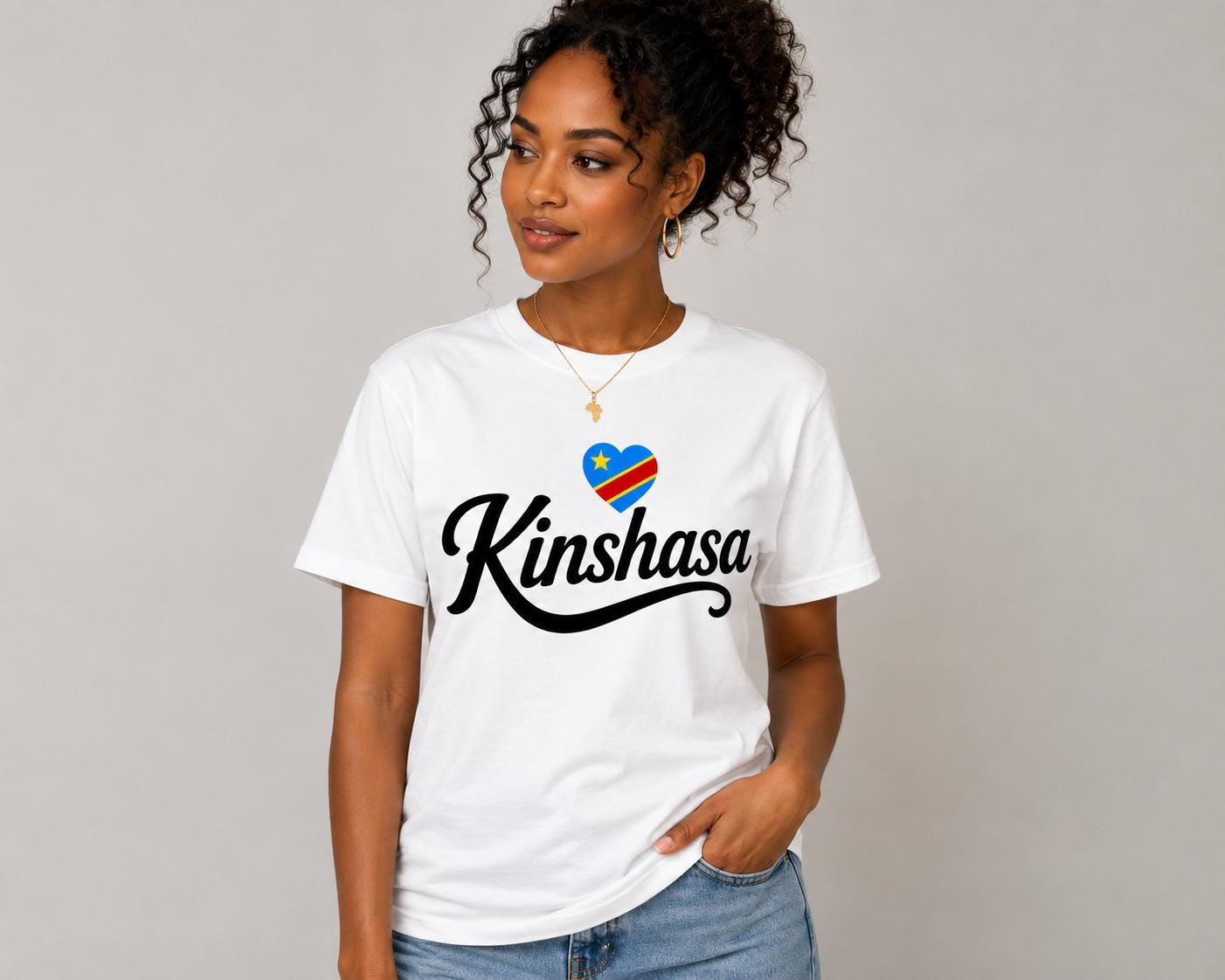 Congo Kinshasa Heritage T-Shirt,  Congolese Culture Tee, DRC Pride Gift, Unisex Shirt
