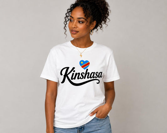 Congo Kinshasa Heritage T-Shirt,  Congolese Culture Tee, DRC Pride Gift, Unisex Shirt