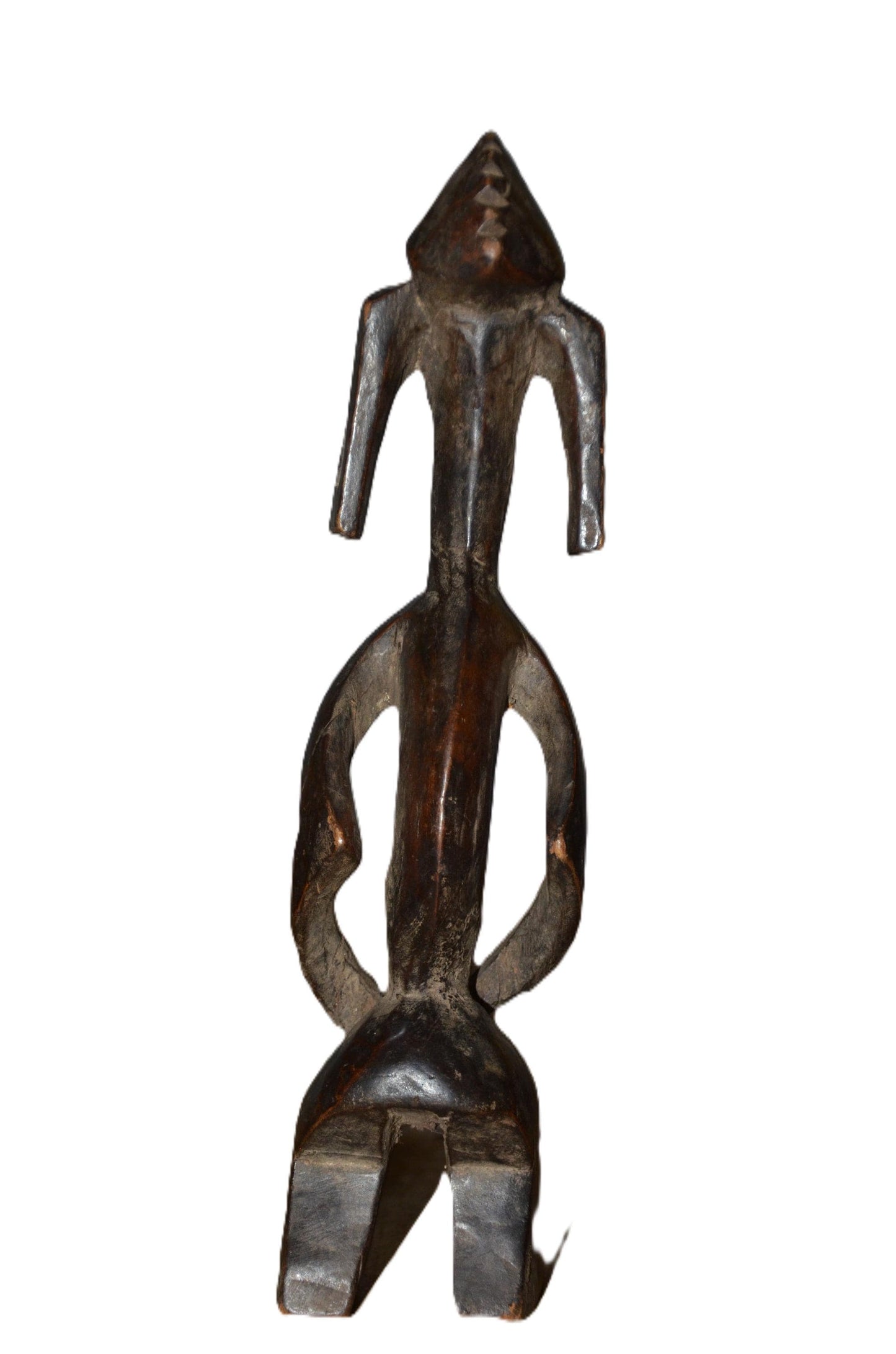 Authentic Mumuye Statue | Nigerian Tribal Figure | Abstract Wood Sculpture