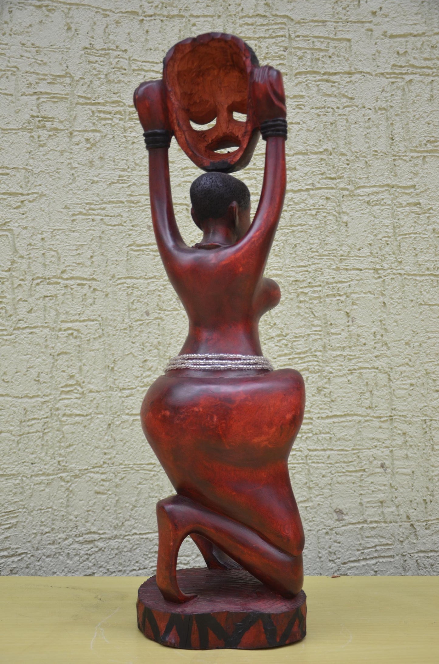 African Wooden Companion Figurine | Tribal Art Sculpture