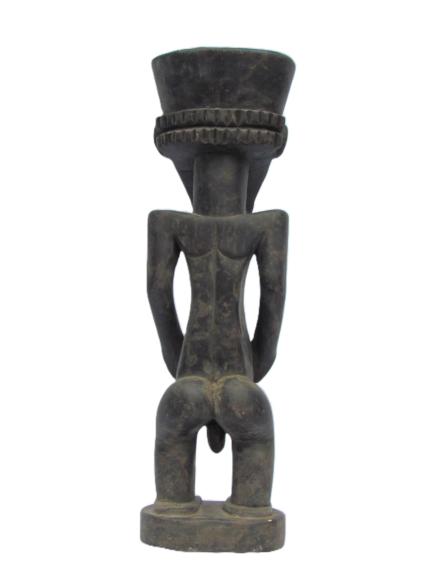 Figurine tribale magique Kusu, sculpture africaine sculptée à la main, art centrafricain du Congo, de la Zambie et de l'Afrique centrale, décoration ethnique rare pour la maison