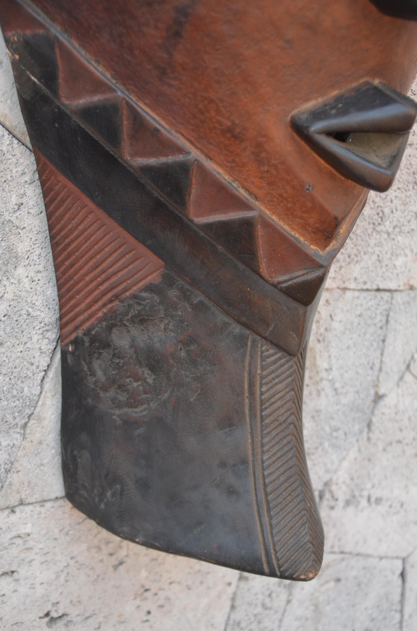 Authentic Chokwe Mask | Large Congolese Tribal Art | Statement Piece