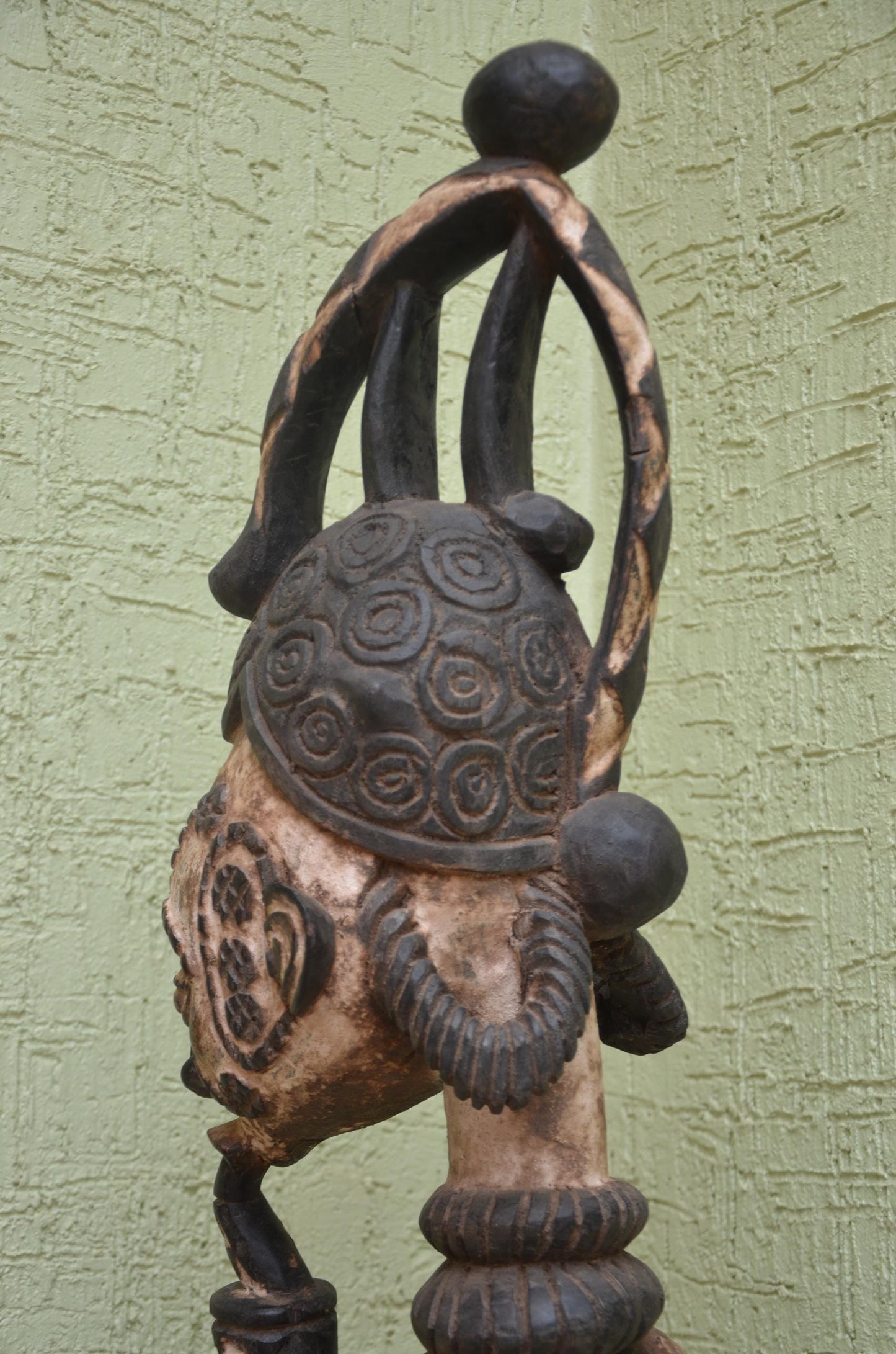 Authentic Idoma Pipe-Smoker Shrine Figure | Nigerian Tribal Art