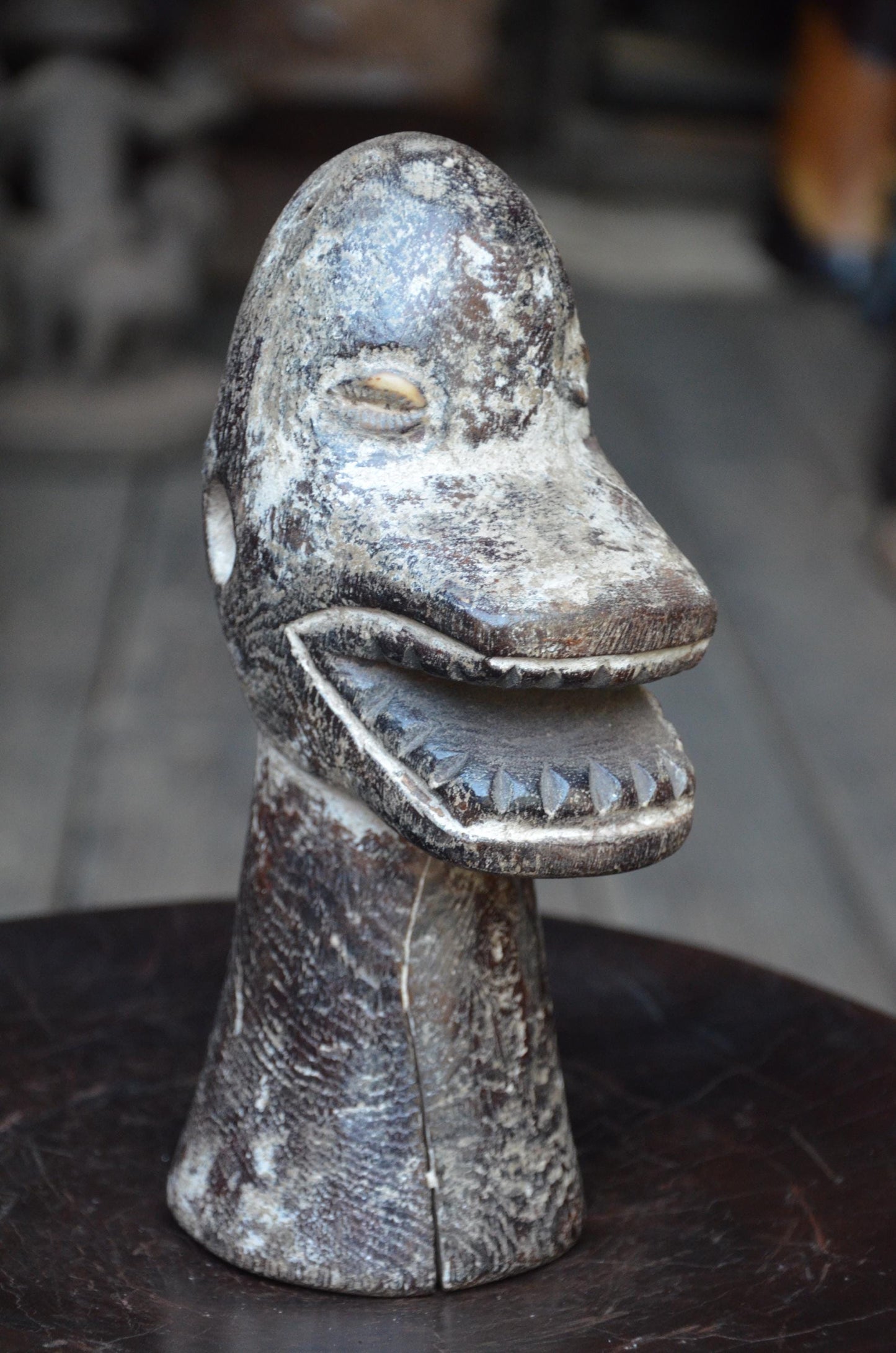 Authentic Lega Animal Sculpture | Tribal Wood Carving | Congolese Art