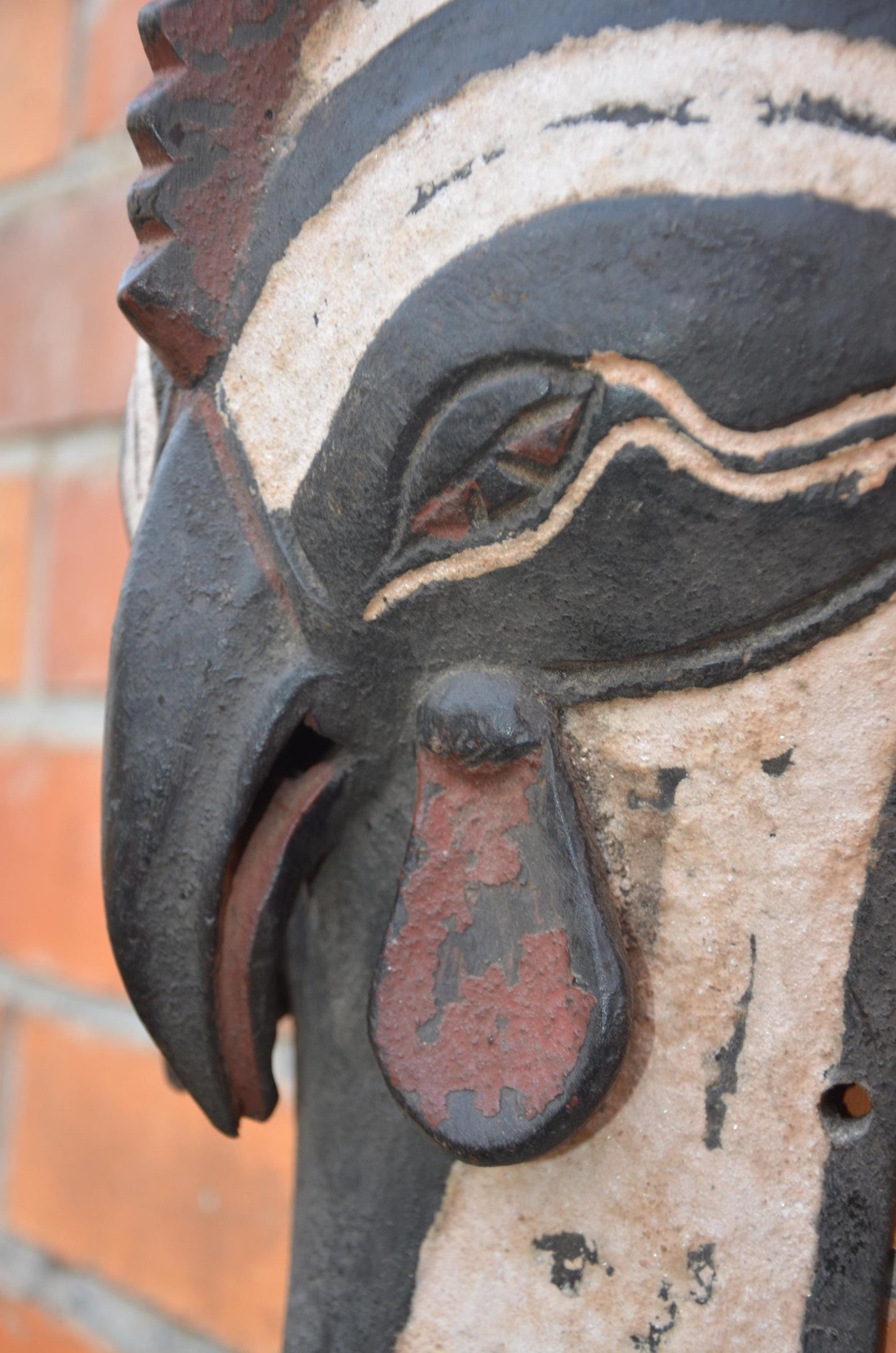 Authentic Zoomorphic Rooster/Cockerel Mask | Tribal Art